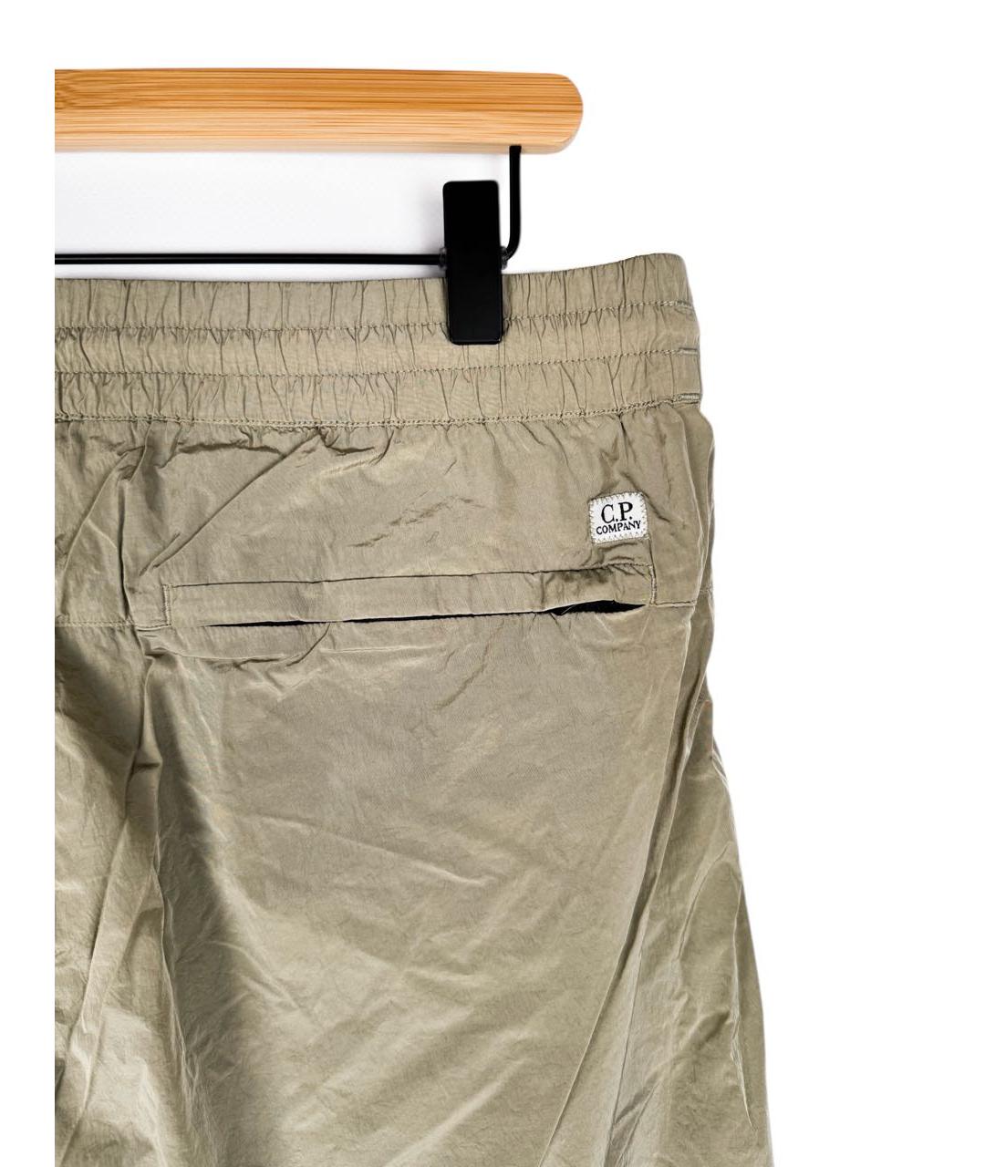 CP COMPANY Бежевые полиамидовые повседневные брюки, фото 6