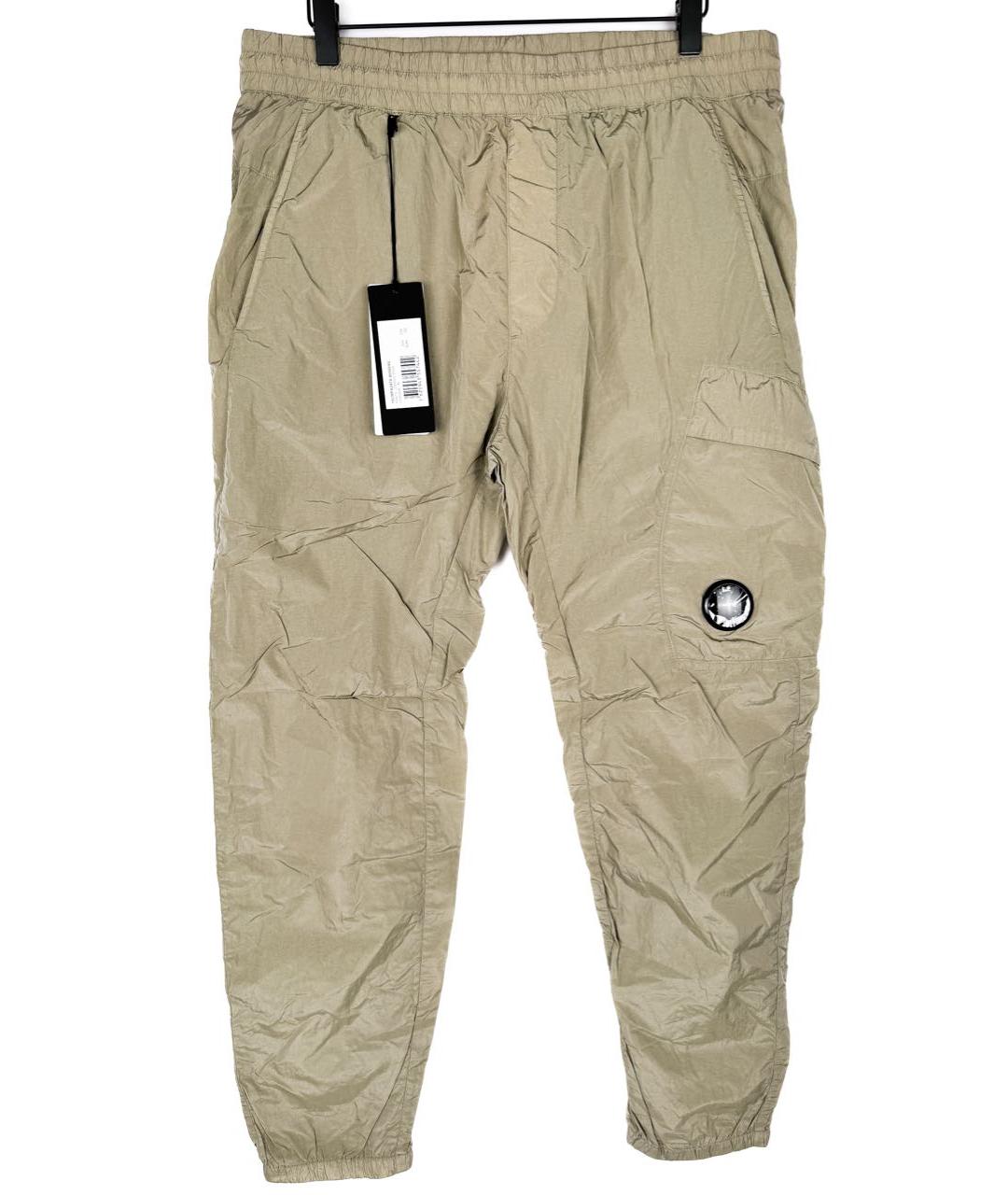 CP COMPANY Бежевые полиамидовые повседневные брюки, фото 9