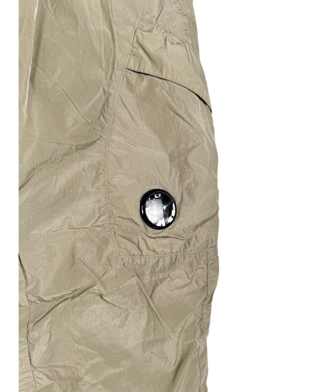 CP COMPANY Бежевые полиамидовые повседневные брюки, фото 7