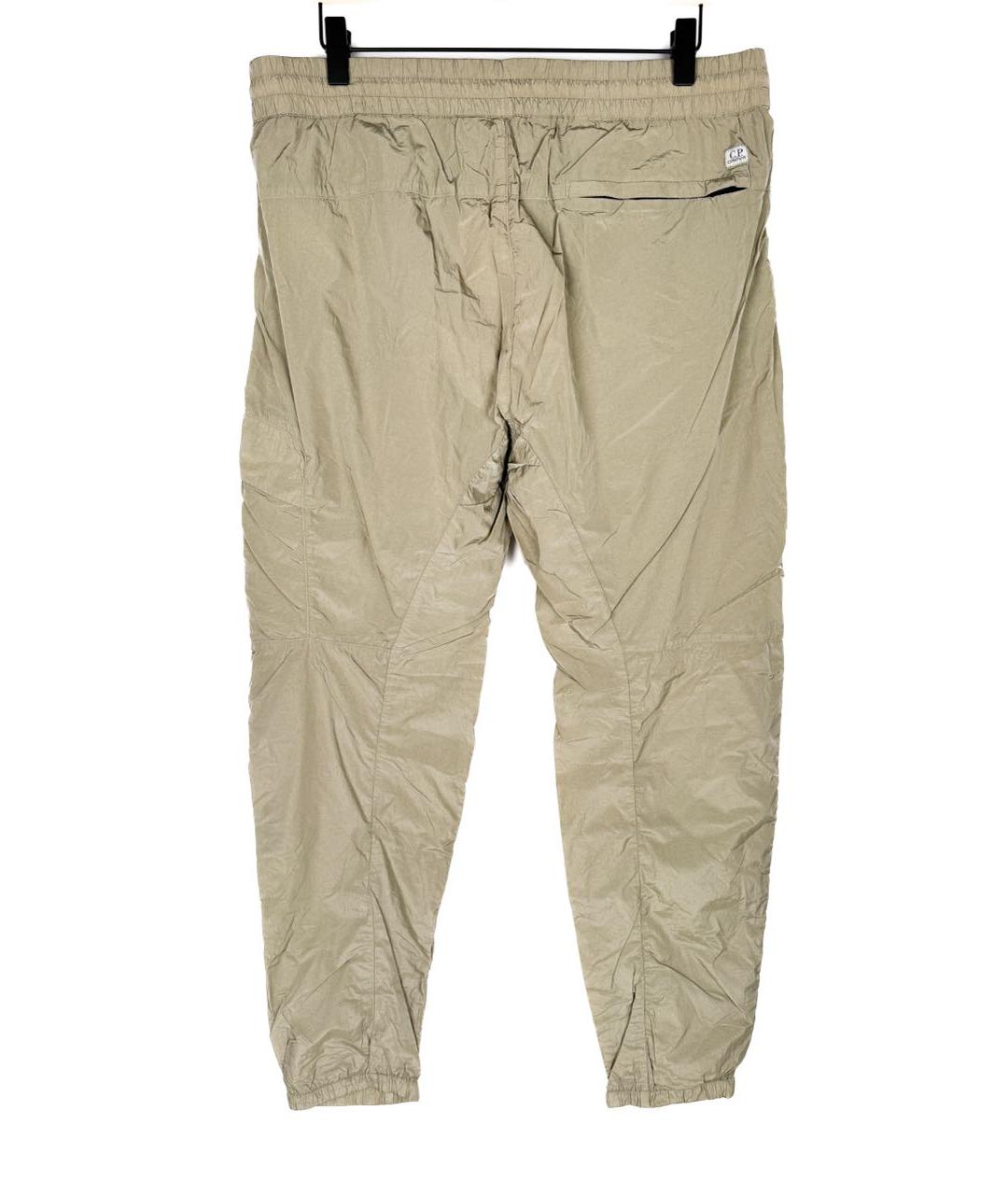 CP COMPANY Бежевые полиамидовые повседневные брюки, фото 4