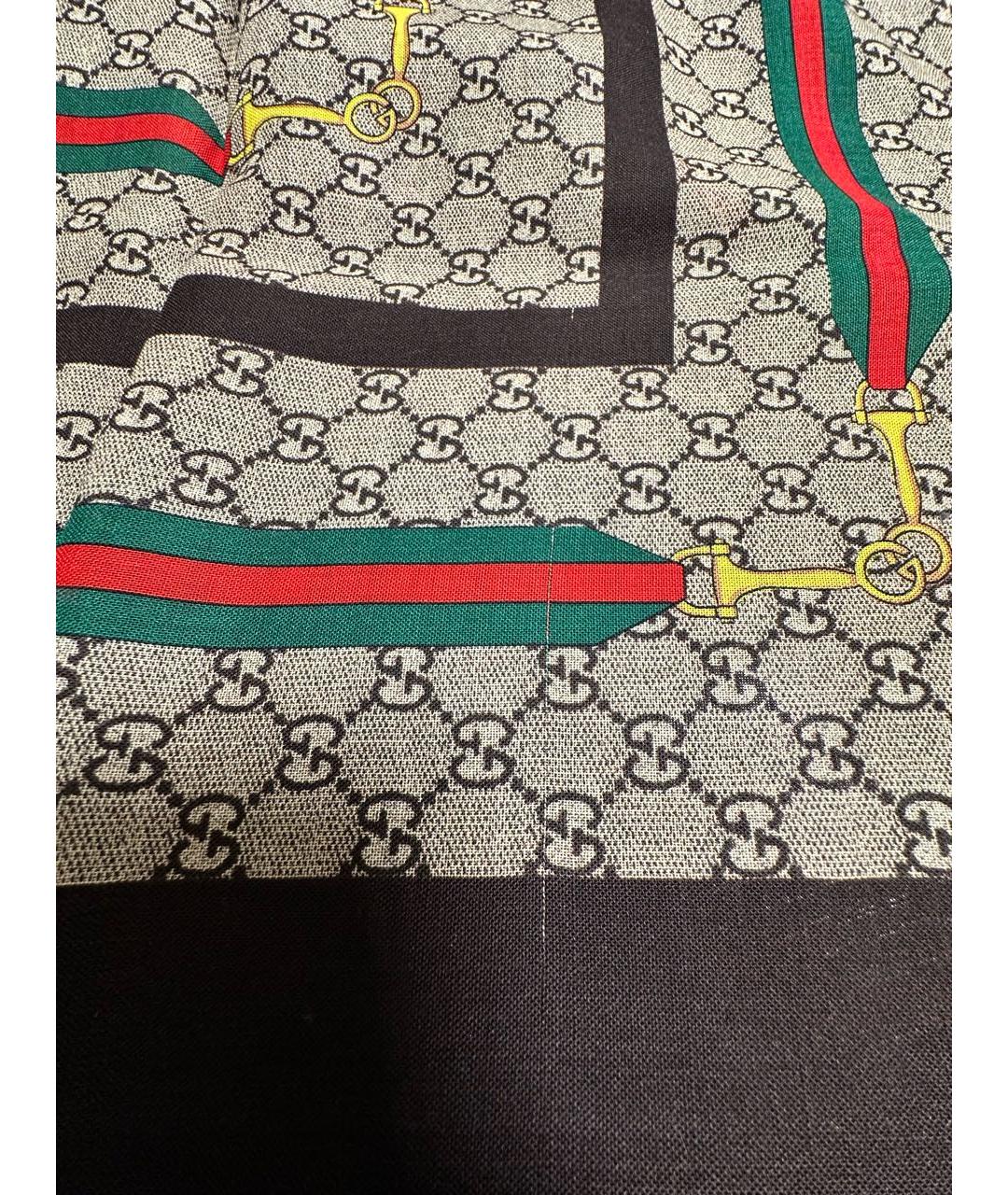 GUCCI Мульти шерстяной платок, фото 8