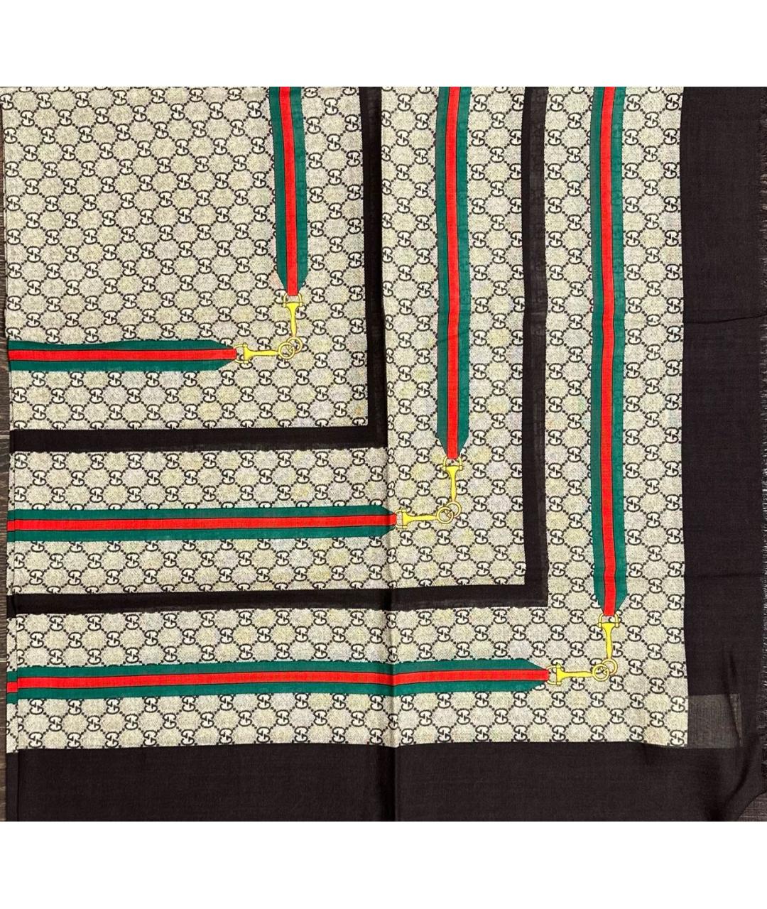 GUCCI Мульти шерстяной платок, фото 9