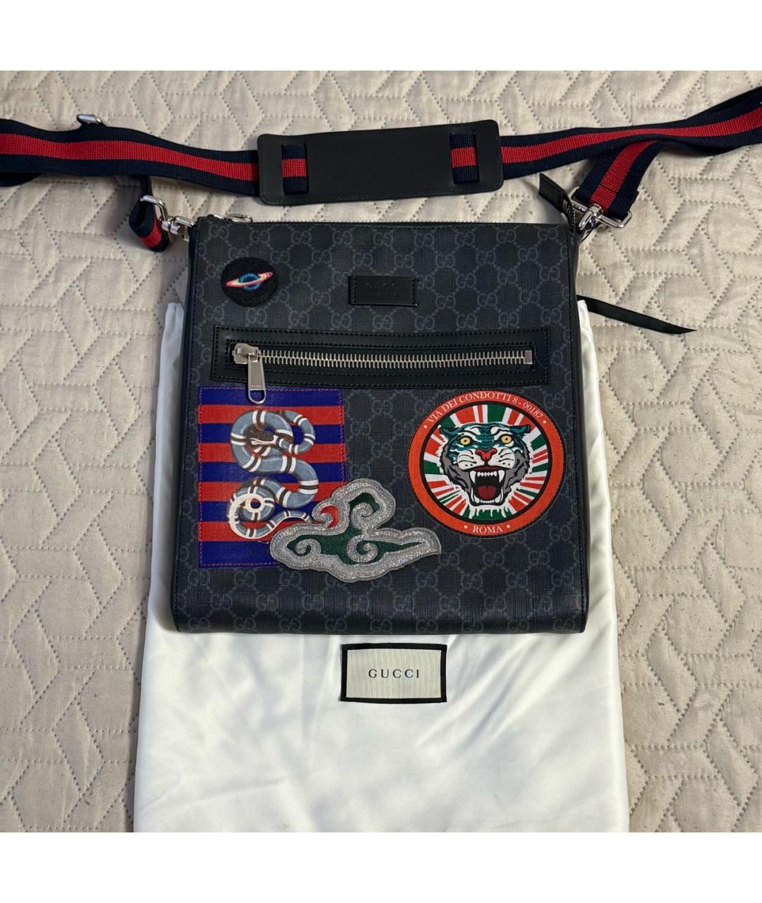 GUCCI Черная сумка на плечо, фото 9