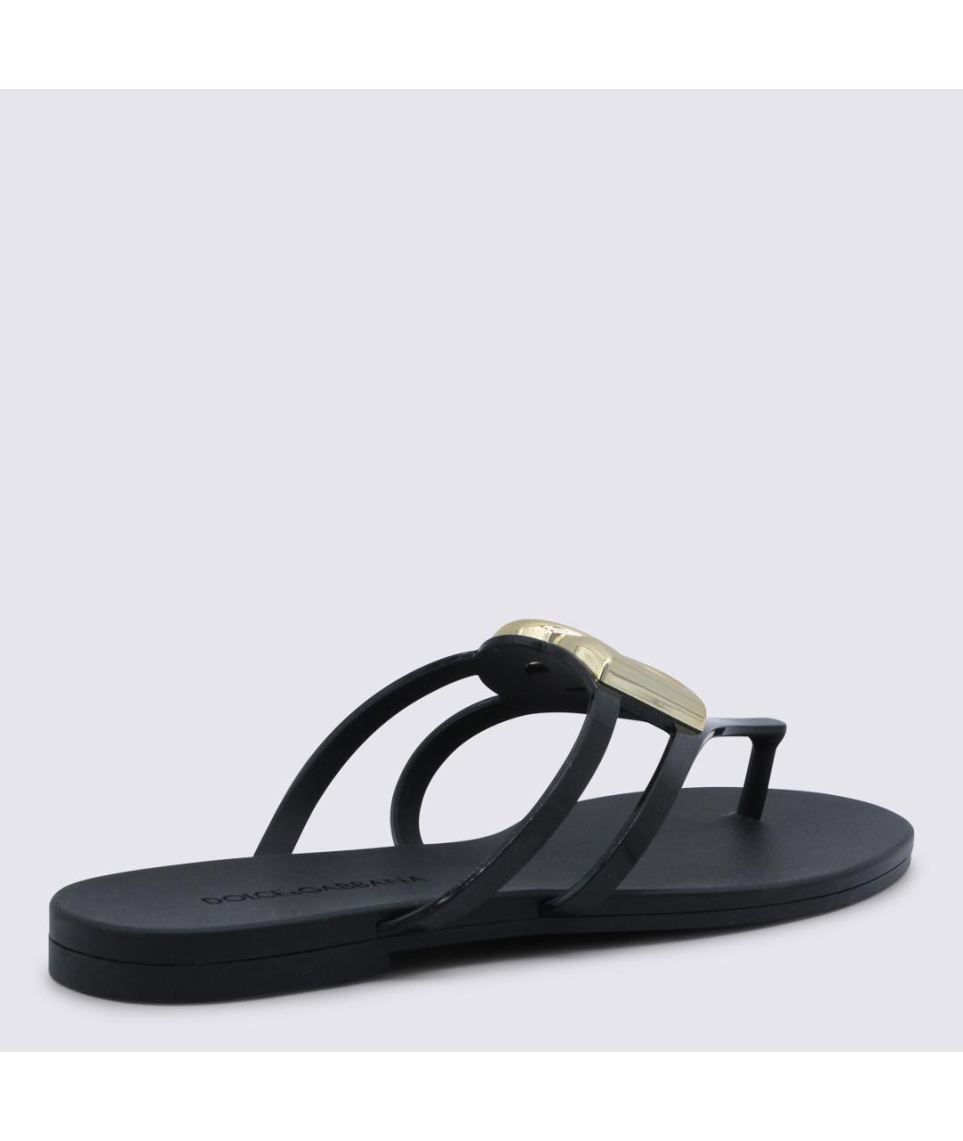 DOLCE&GABBANA Черные сандалии, фото 3