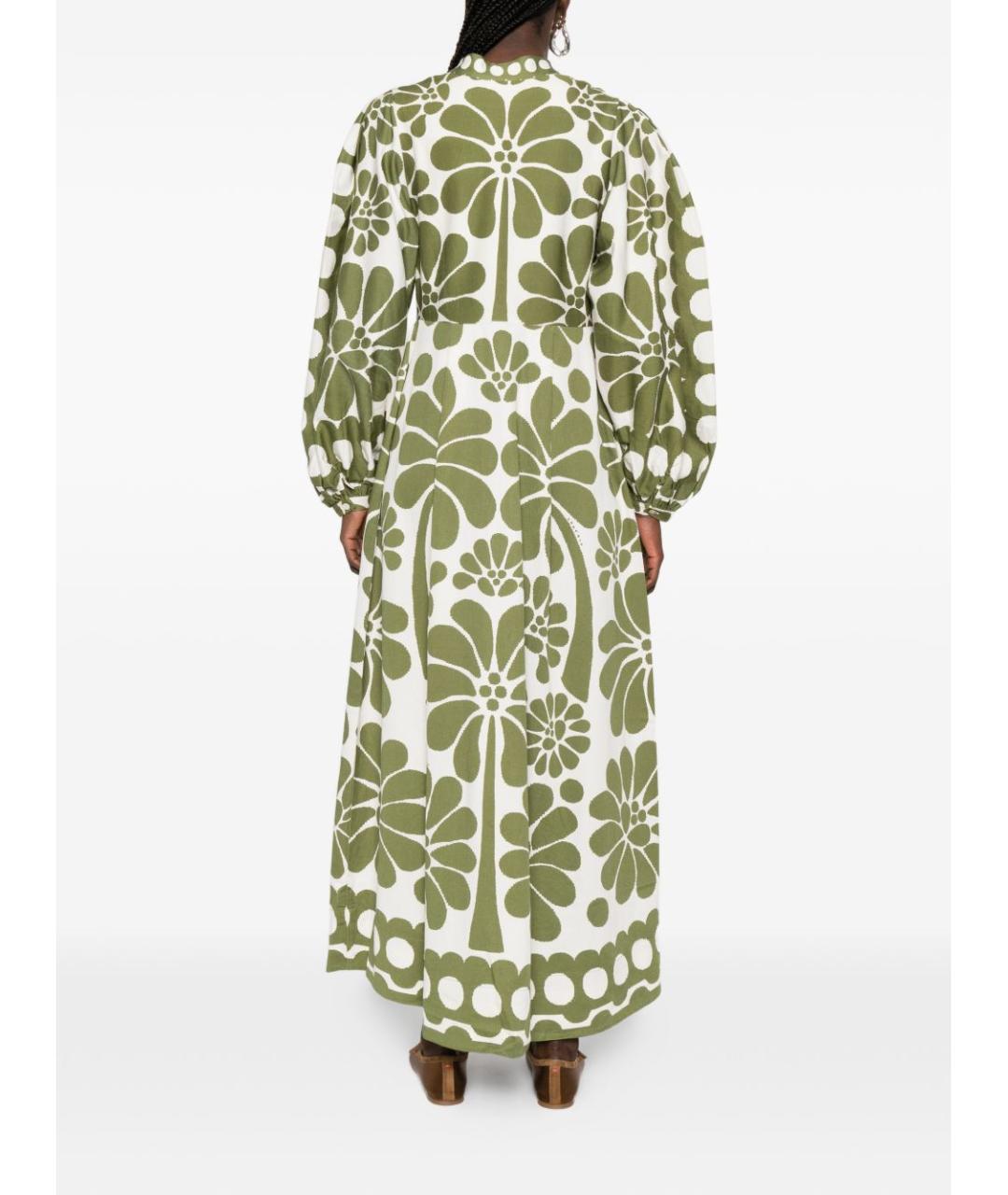 FARM RIO Зеленые платье, фото 2