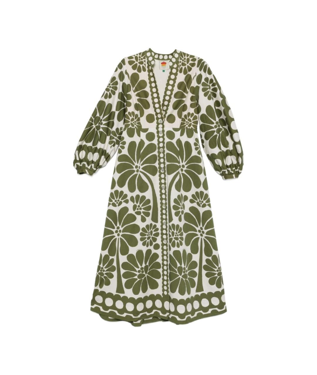 FARM RIO Зеленые платье, фото 1