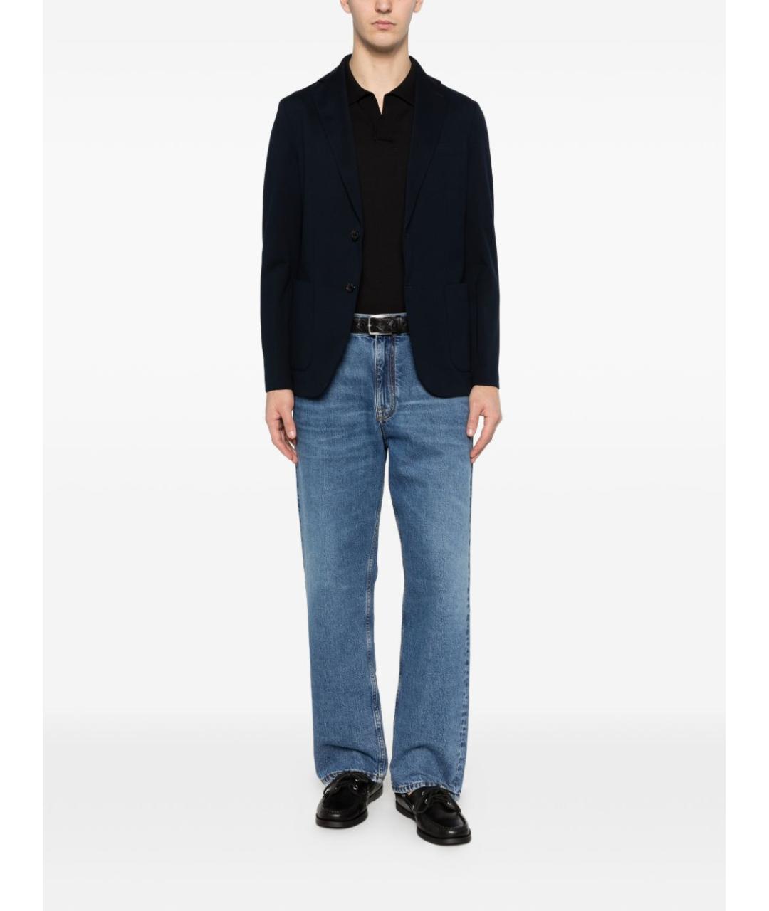 CIRCOLO 1901 Синий хлопковый пиджак, фото 2