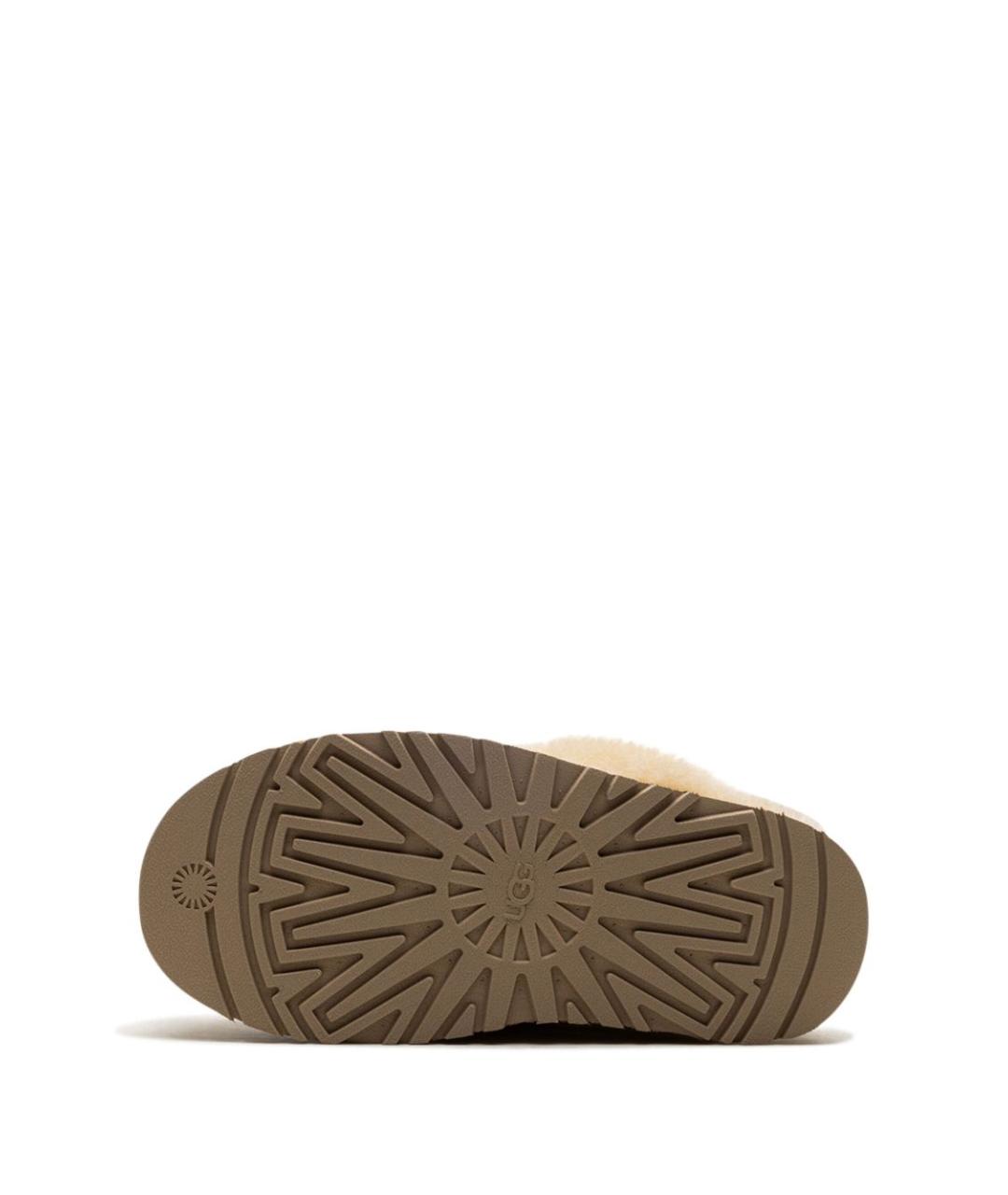 UGG AUSTRALIA Коричневые нубуковые мюли, фото 4