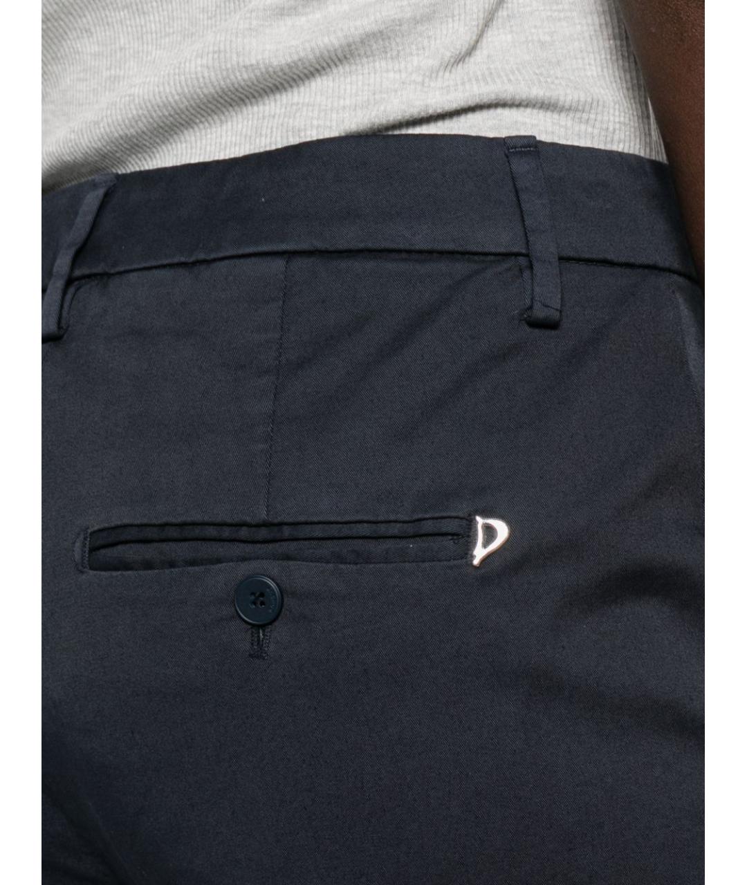 DONDUP Синие хлопковые прямые джинсы, фото 2