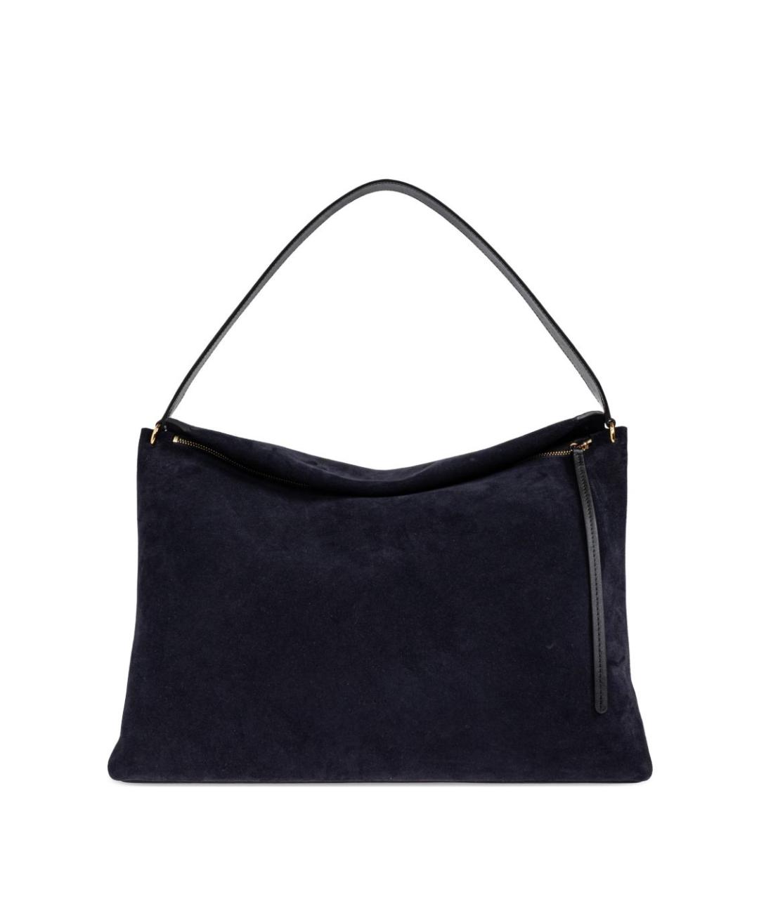 WANDLER Темно-синяя замшевая сумка через плечо, фото 1