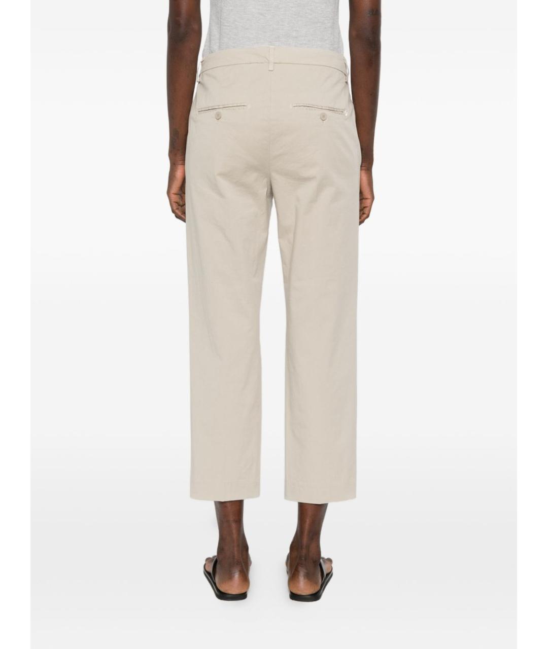 DONDUP Бежевые хлопковые прямые джинсы, фото 3