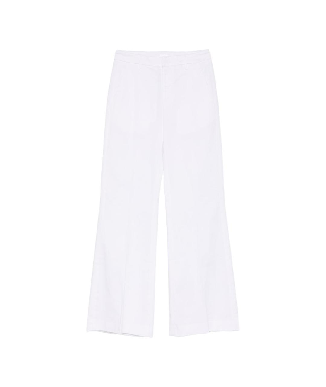 DONDUP Белые хлопковые прямые брюки, фото 1