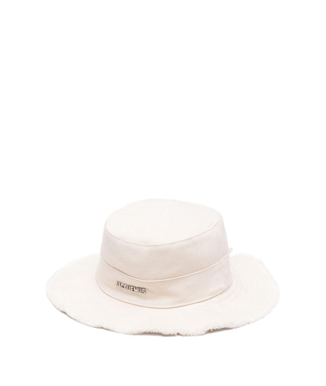 JACQUEMUS Белая хлопковая кепка/бейсболка, фото 1