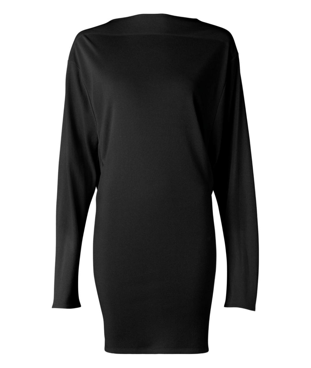 JACQUEMUS Черное вискозное коктейльное платье, фото 1