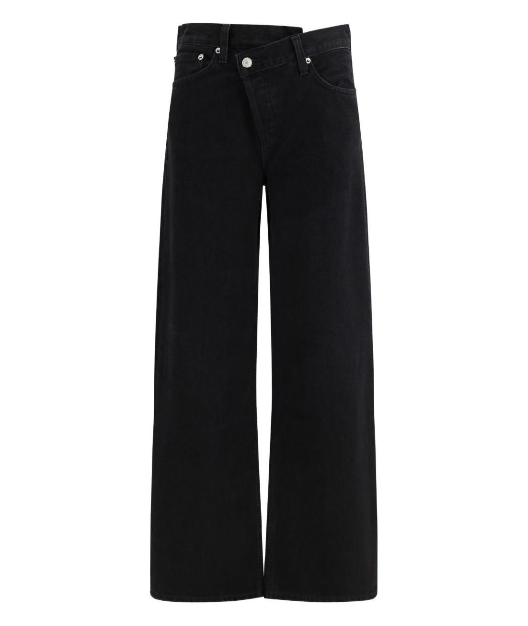 AGOLDE Черные хлопковые прямые джинсы, фото 1