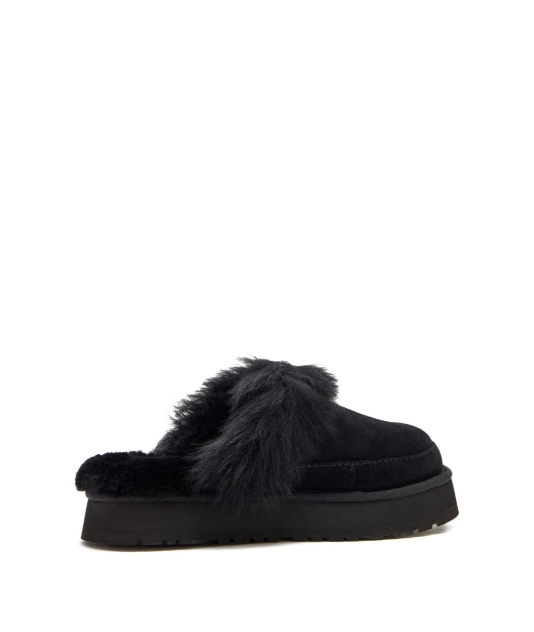 UGG AUSTRALIA Черные нубуковые мюли, фото 3