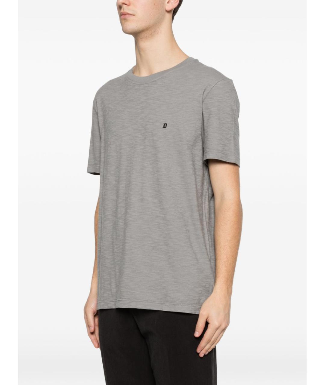 DONDUP Серая хлопковая футболка, фото 2