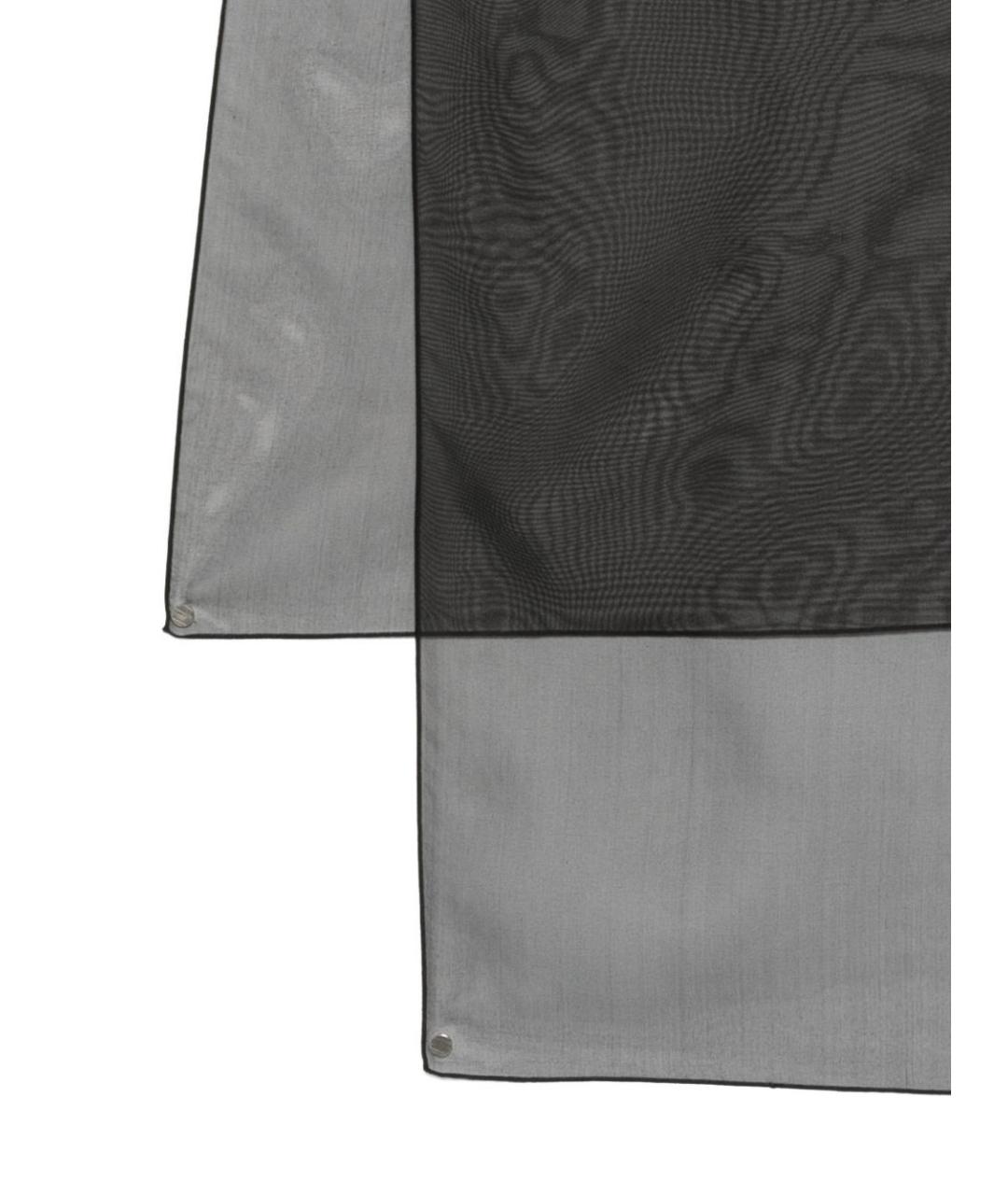 D.EXTERIOR Черный шелковый шарф, фото 3