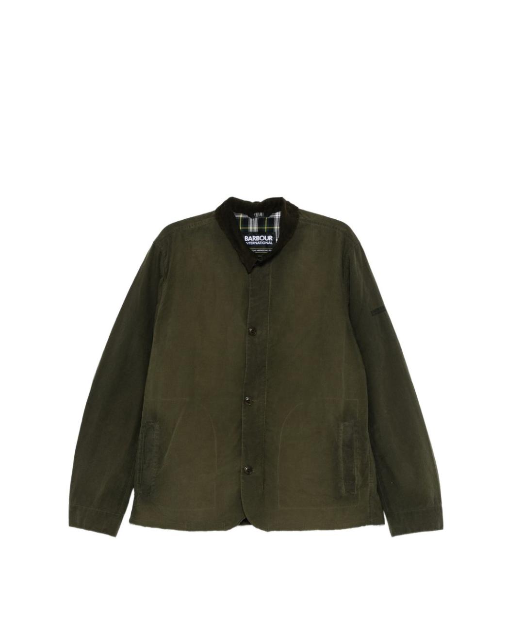 BARBOUR Зеленая хлопковая куртка, фото 1