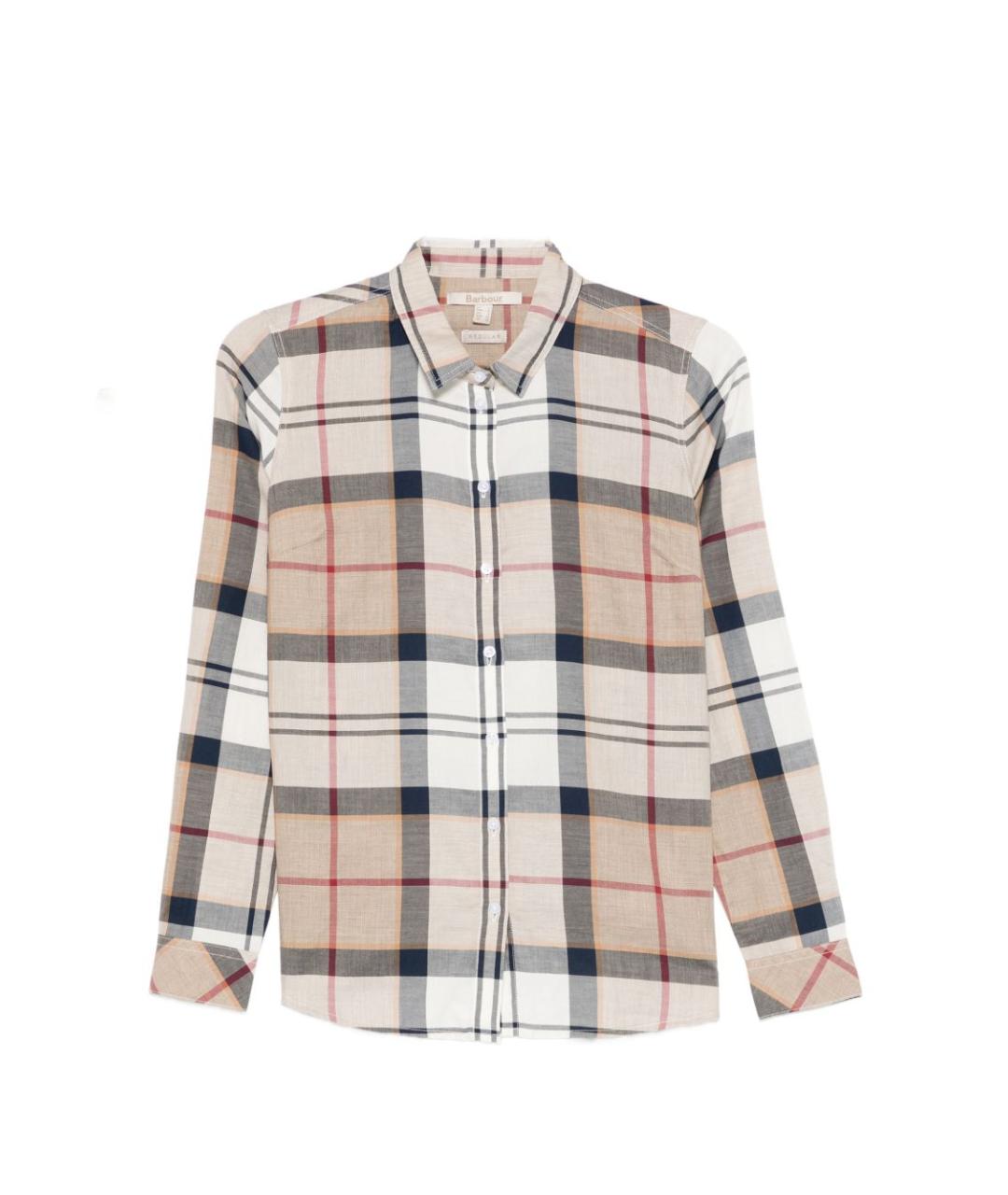 BARBOUR Коричневая хлопковая рубашка, фото 1