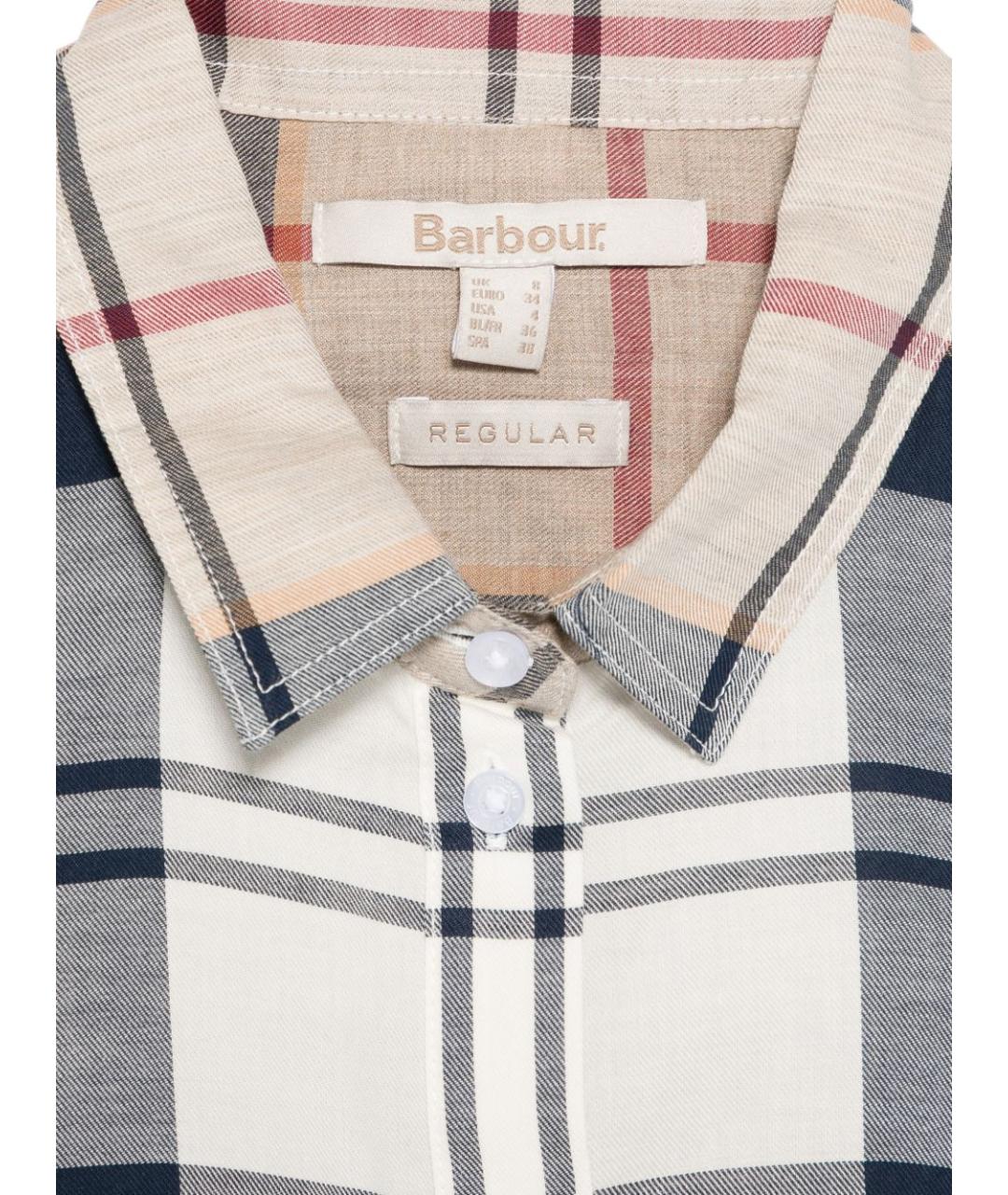 BARBOUR Коричневая хлопковая рубашка, фото 3