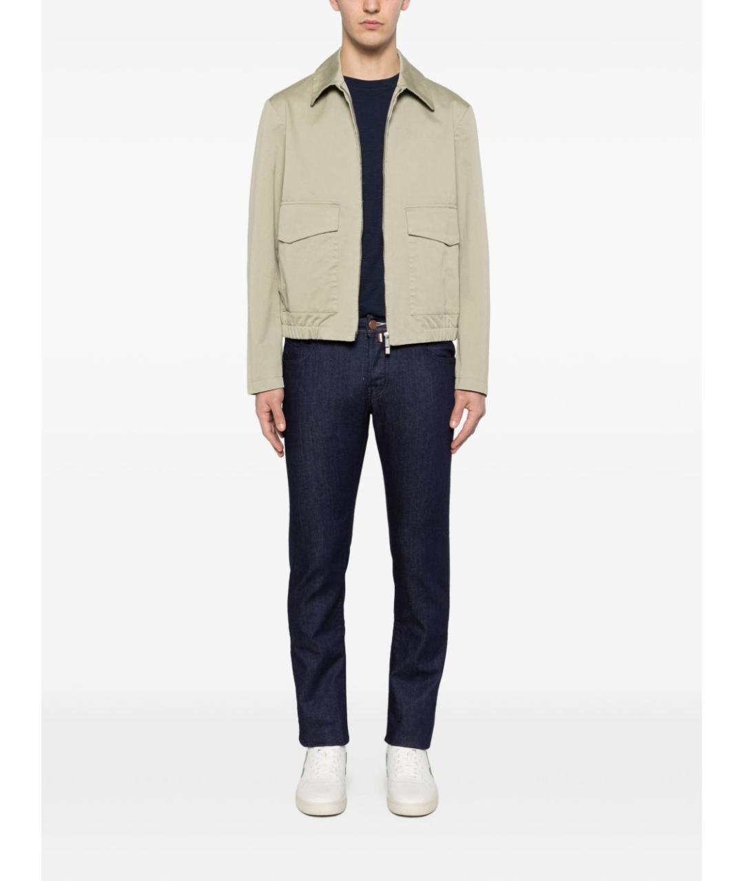 DONDUP Синяя хлопковая футболка, фото 2