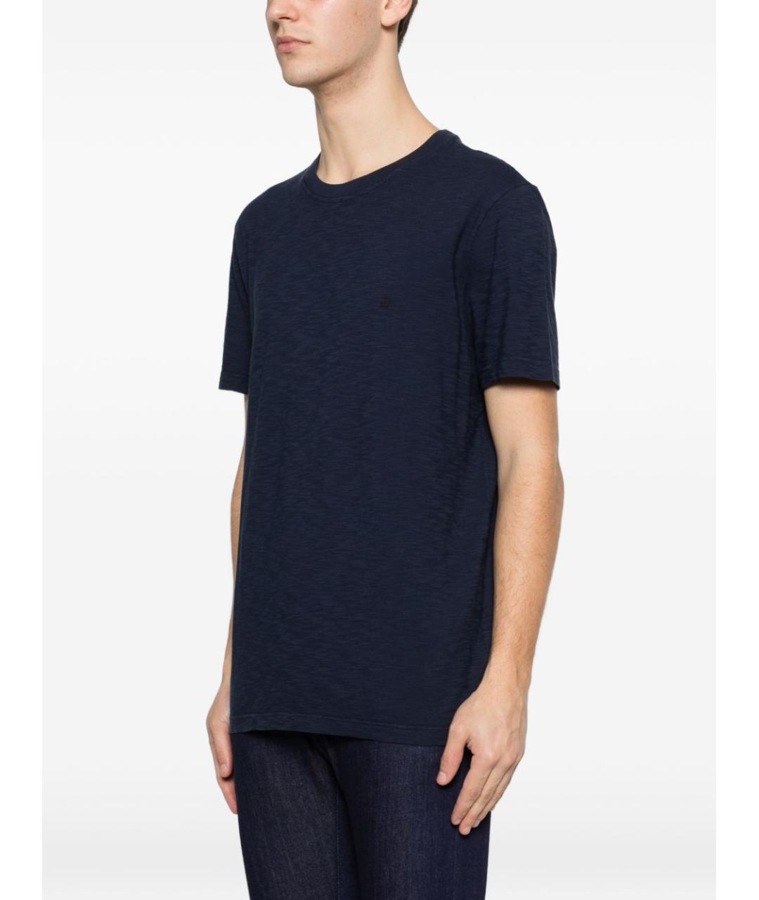 DONDUP Синяя хлопковая футболка, фото 4