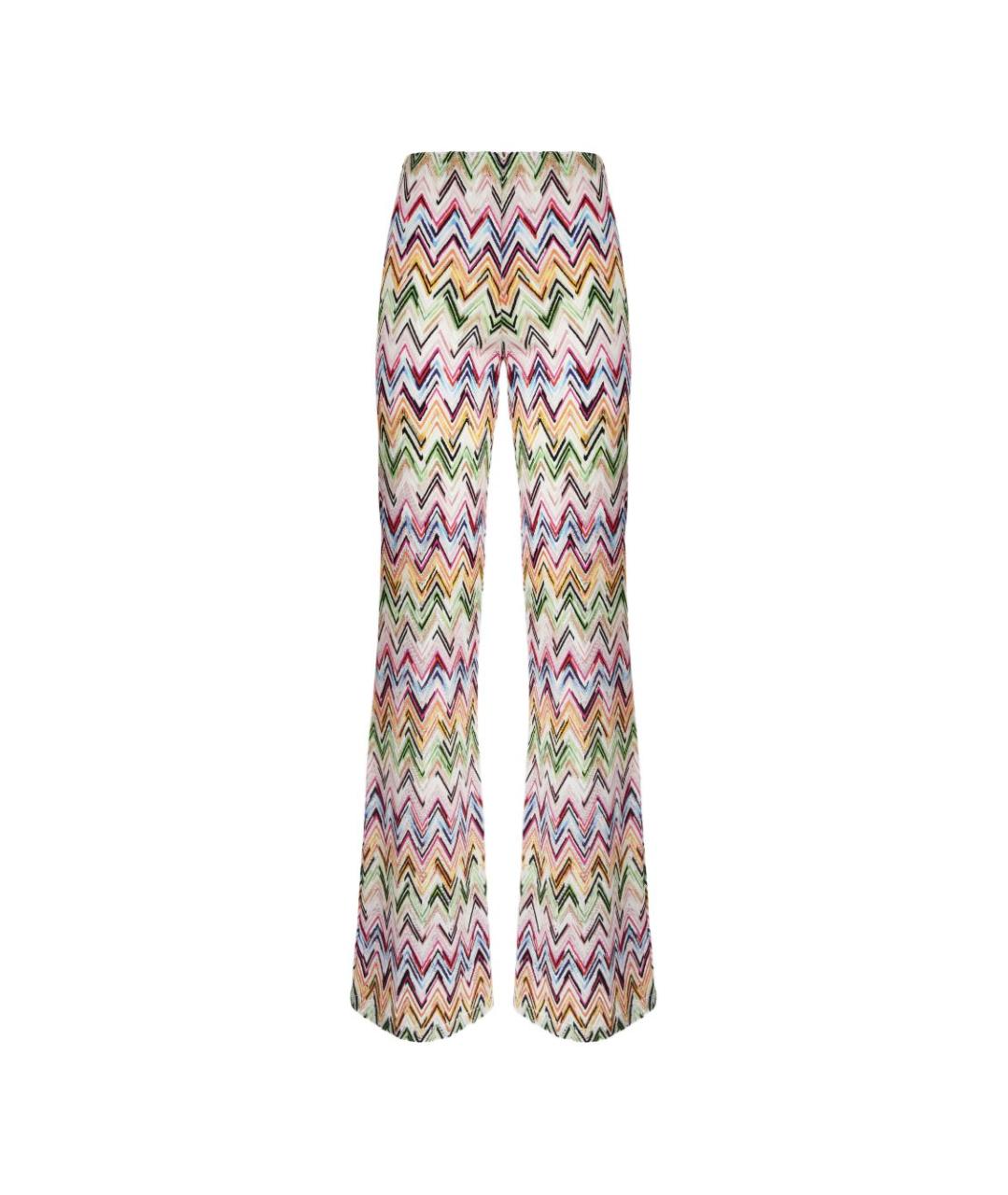 MISSONI Мульти вискозные прямые брюки, фото 1