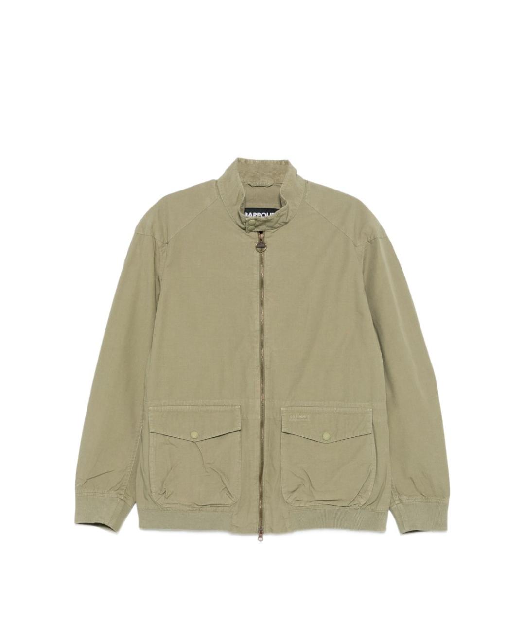 BARBOUR Зеленая хлопковая куртка, фото 1