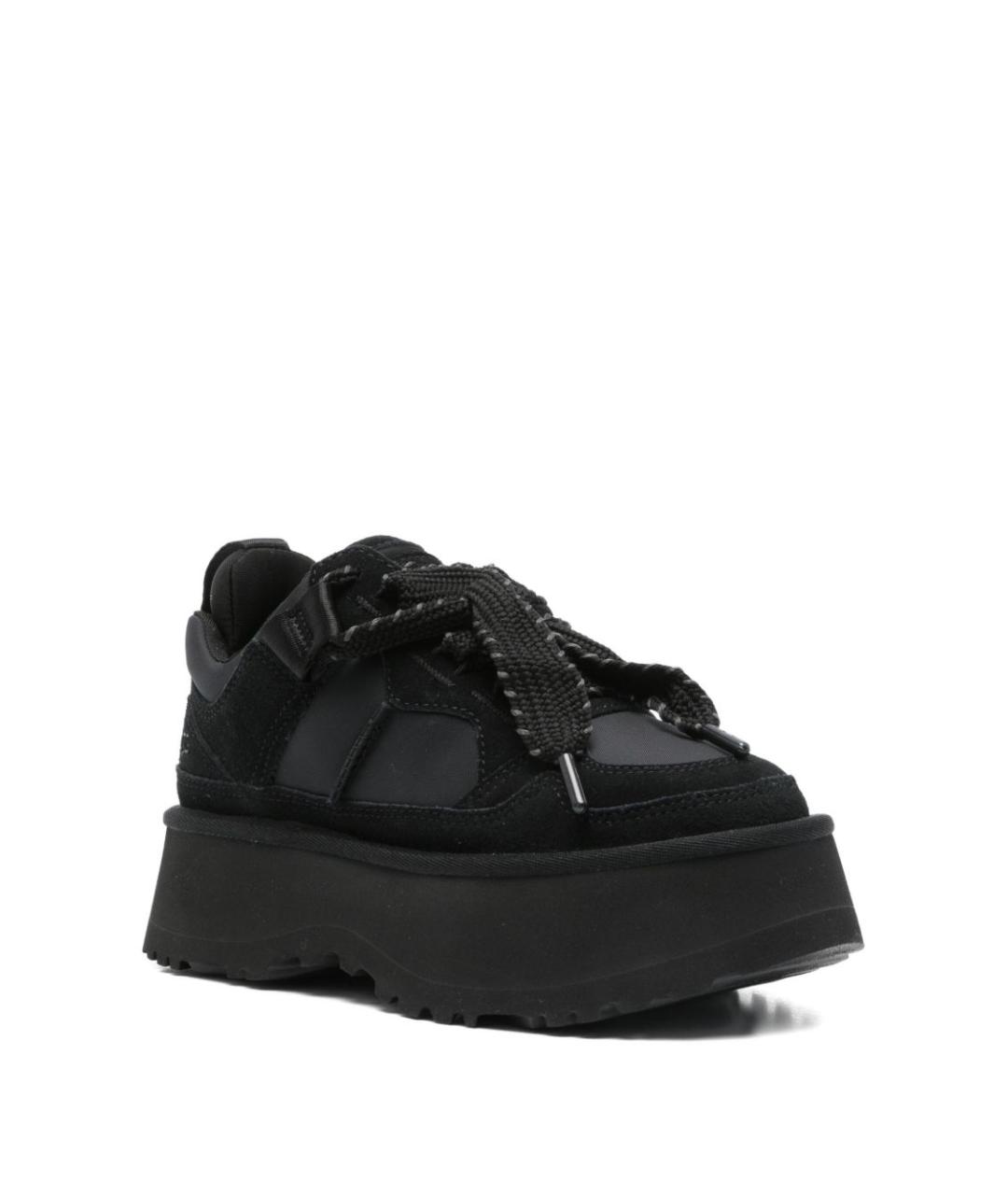 UGG AUSTRALIA Черные нубуковые кроссовки, фото 2