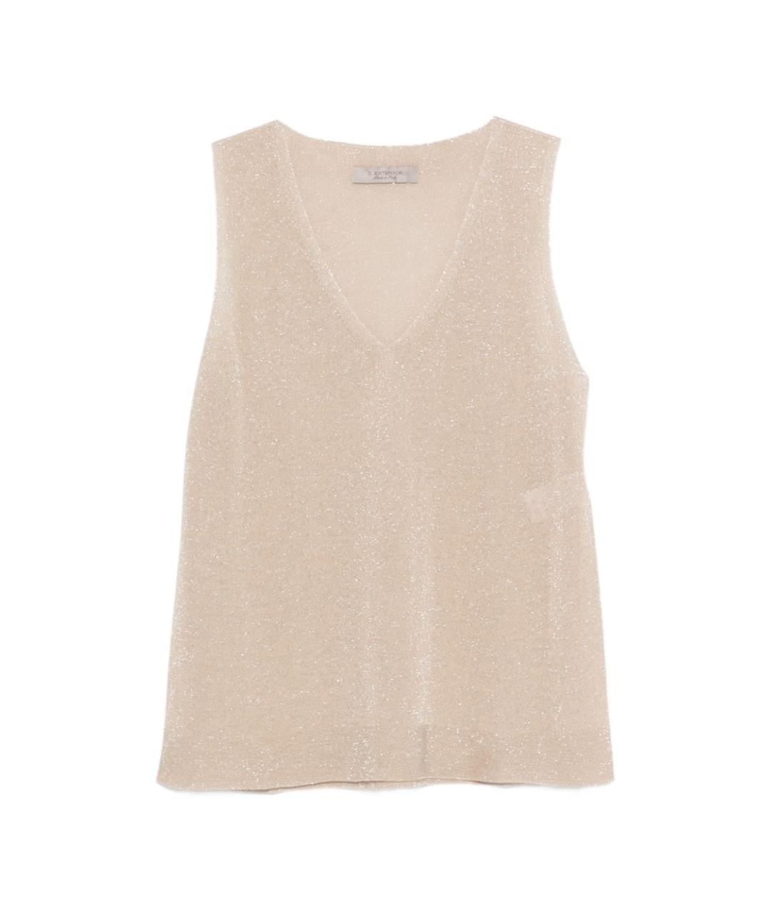 D.EXTERIOR Серебряная вискозная майка, фото 1