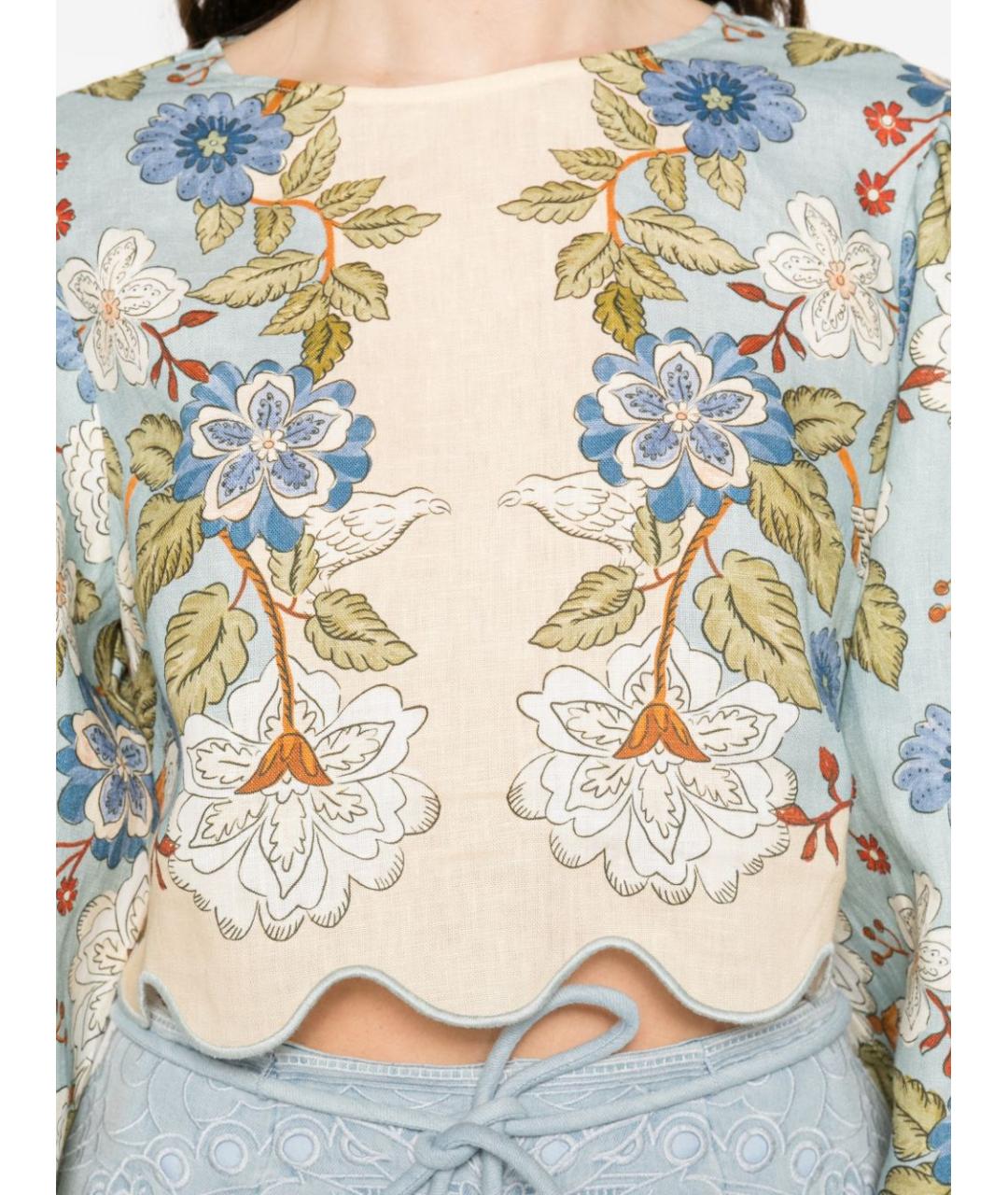 FARM RIO Мульти льняная блузы, фото 3