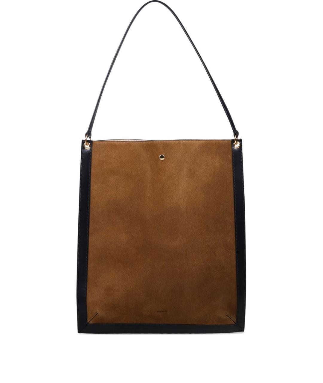 WANDLER Коричневая замшевая сумка через плечо, фото 1