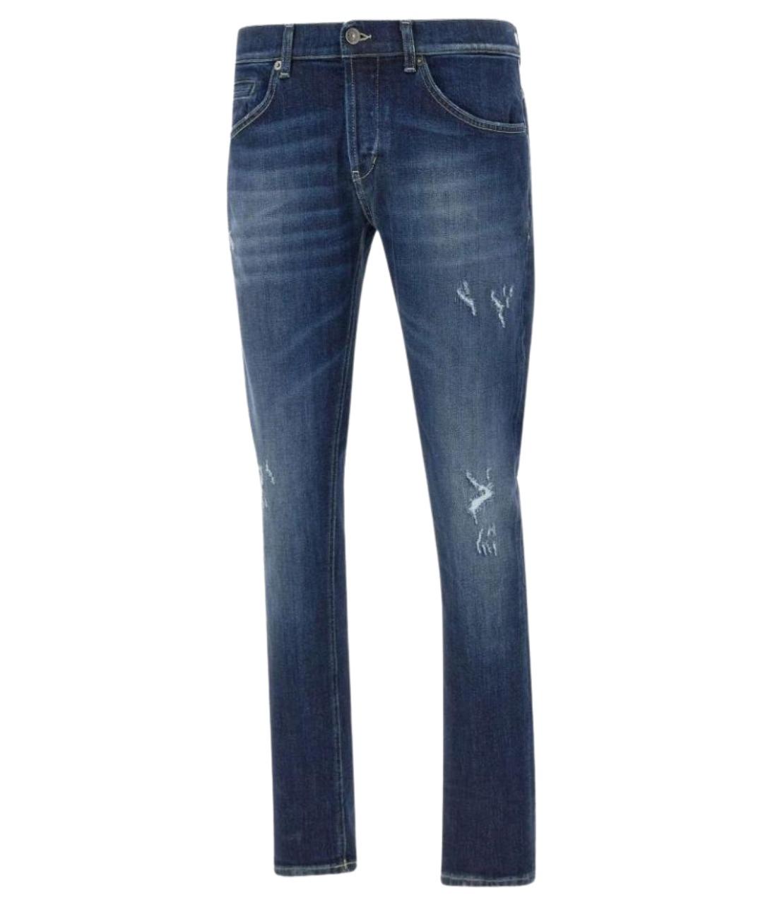 DONDUP Синие хлопковые джинсы скинни, фото 1