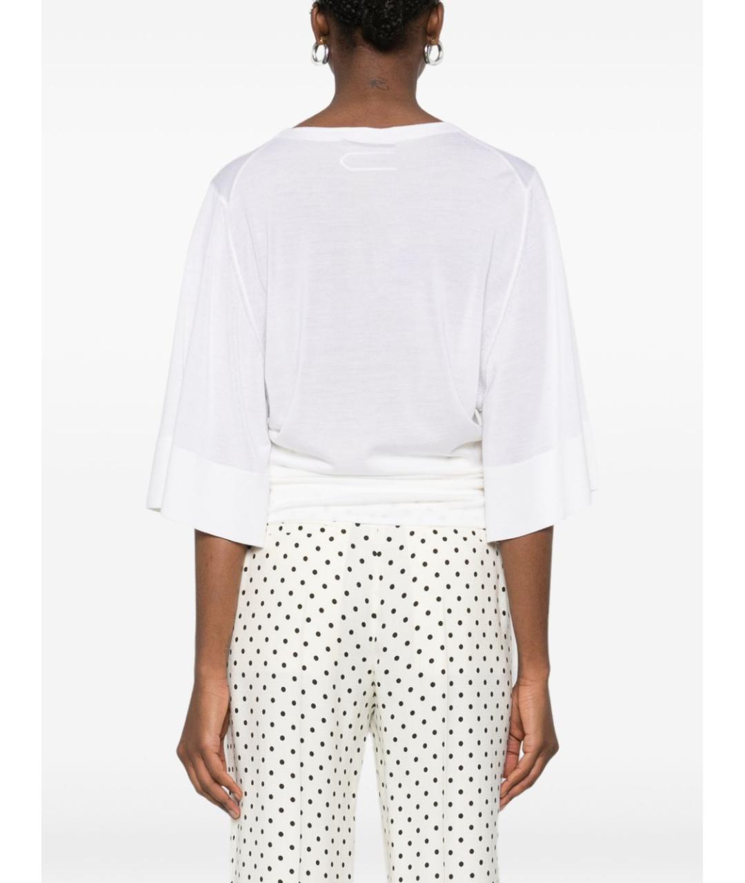 JACQUEMUS Белый шерстяной джемпер / свитер, фото 5