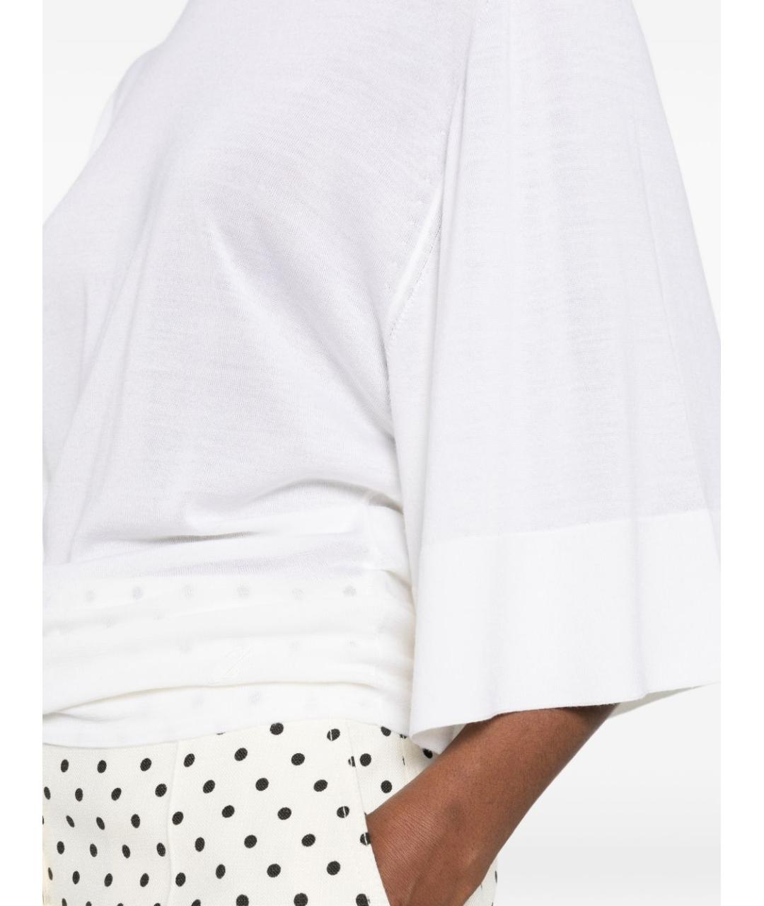 JACQUEMUS Белый шерстяной джемпер / свитер, фото 2