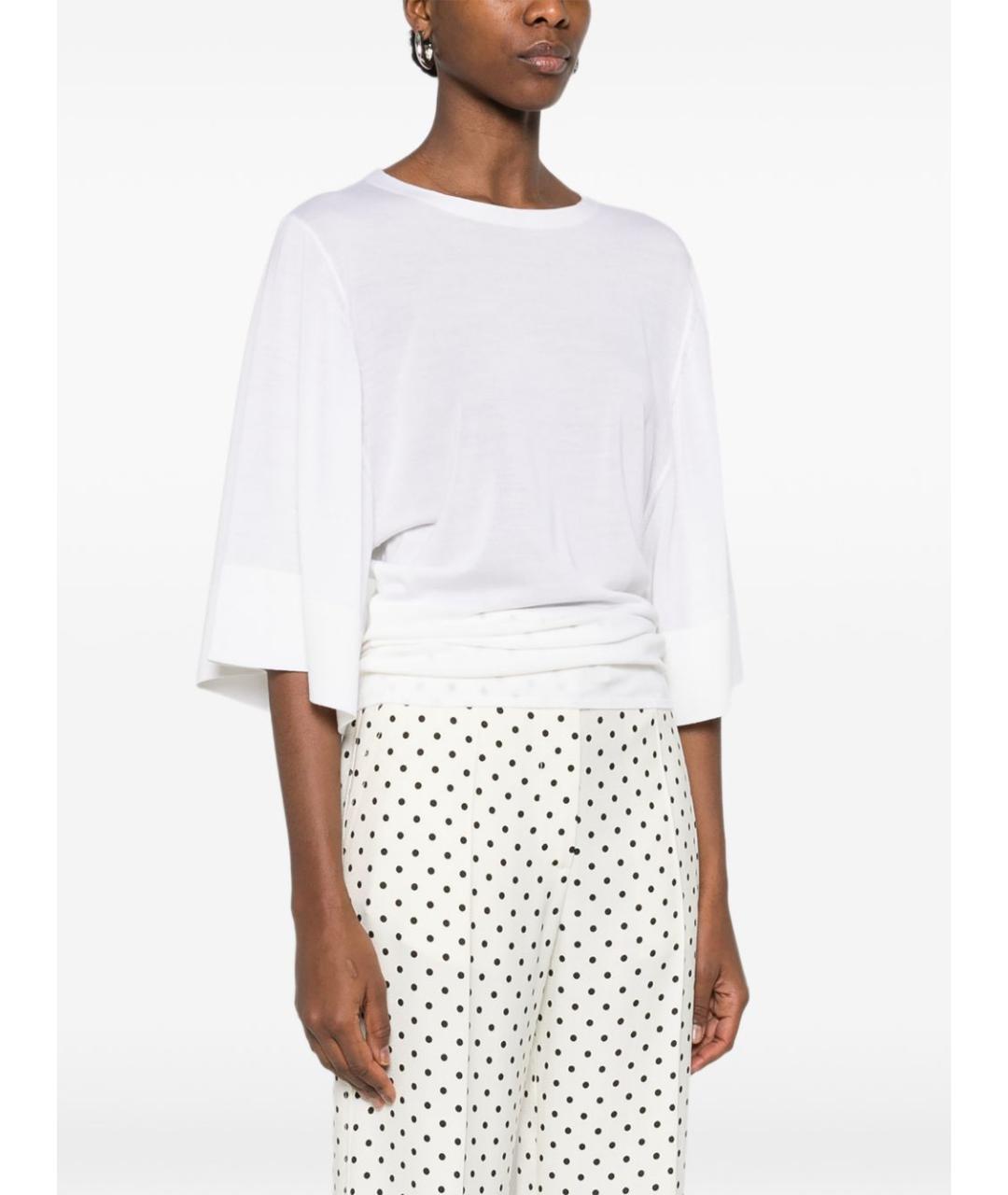 JACQUEMUS Белый шерстяной джемпер / свитер, фото 3