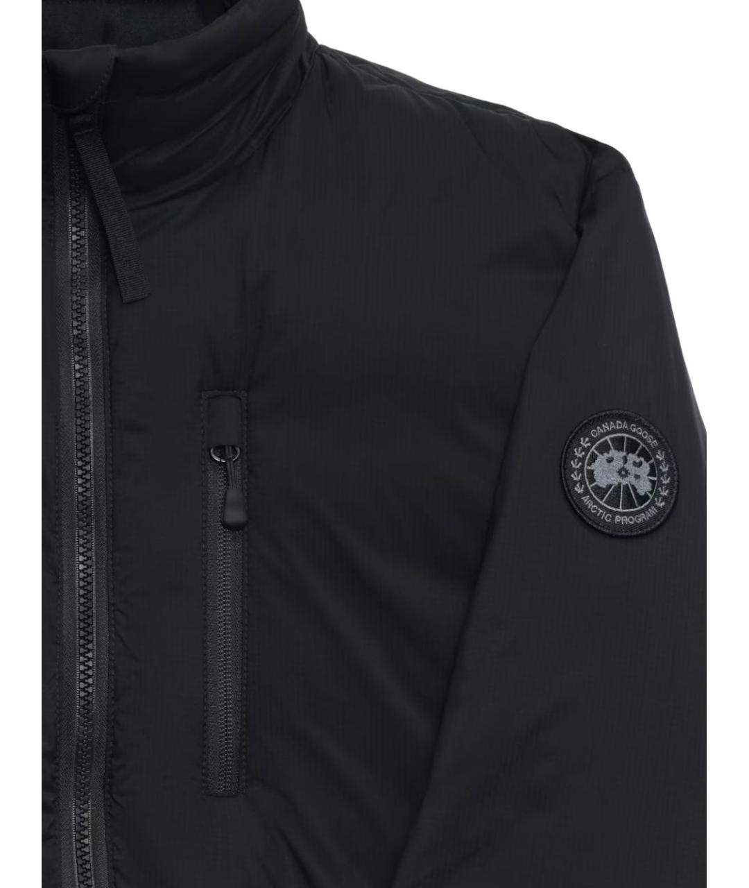 CANADA GOOSE Черный полиамидовый пуховик, фото 3