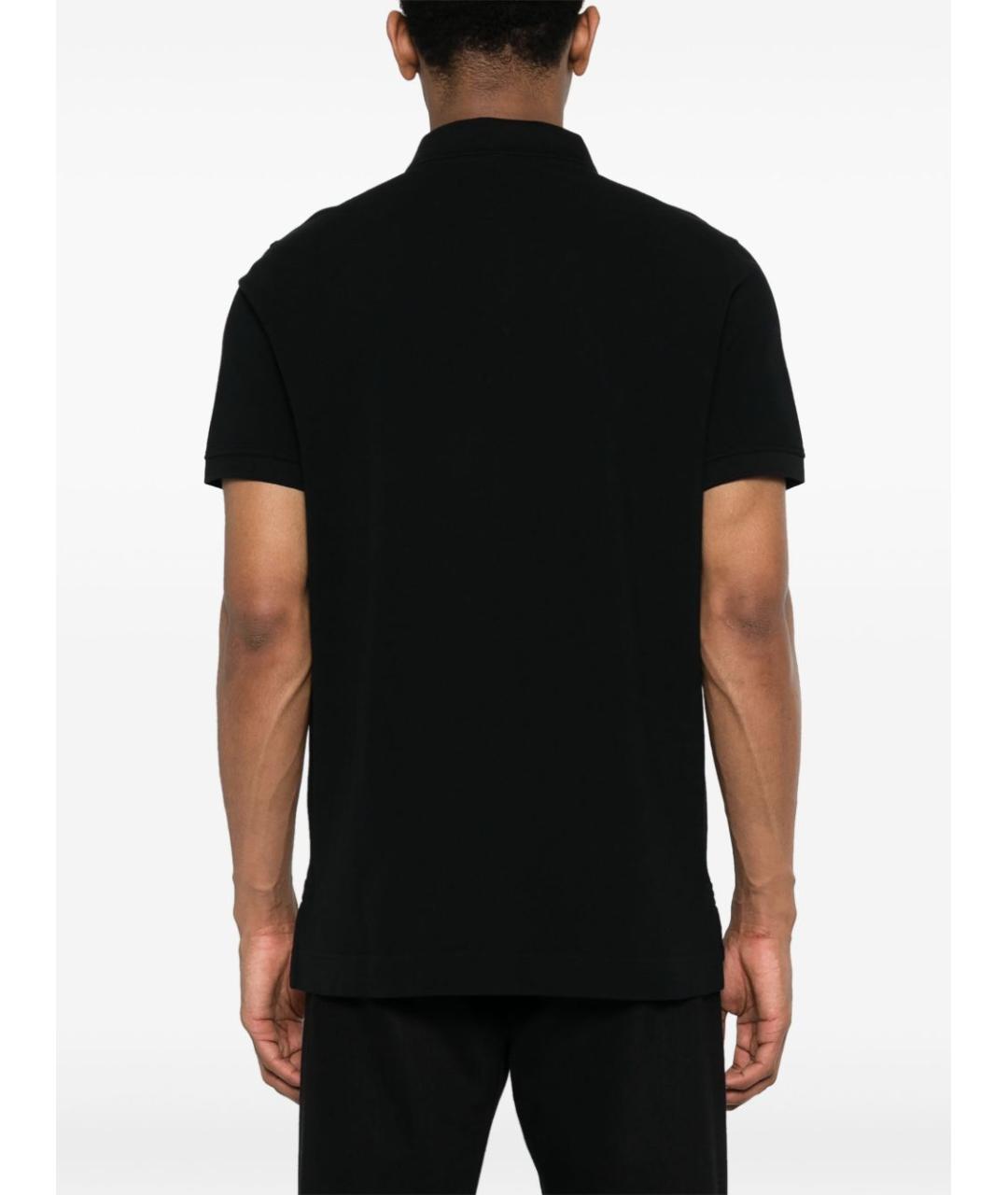 CANADA GOOSE Черное хлопковое поло с коротким рукавом, фото 5