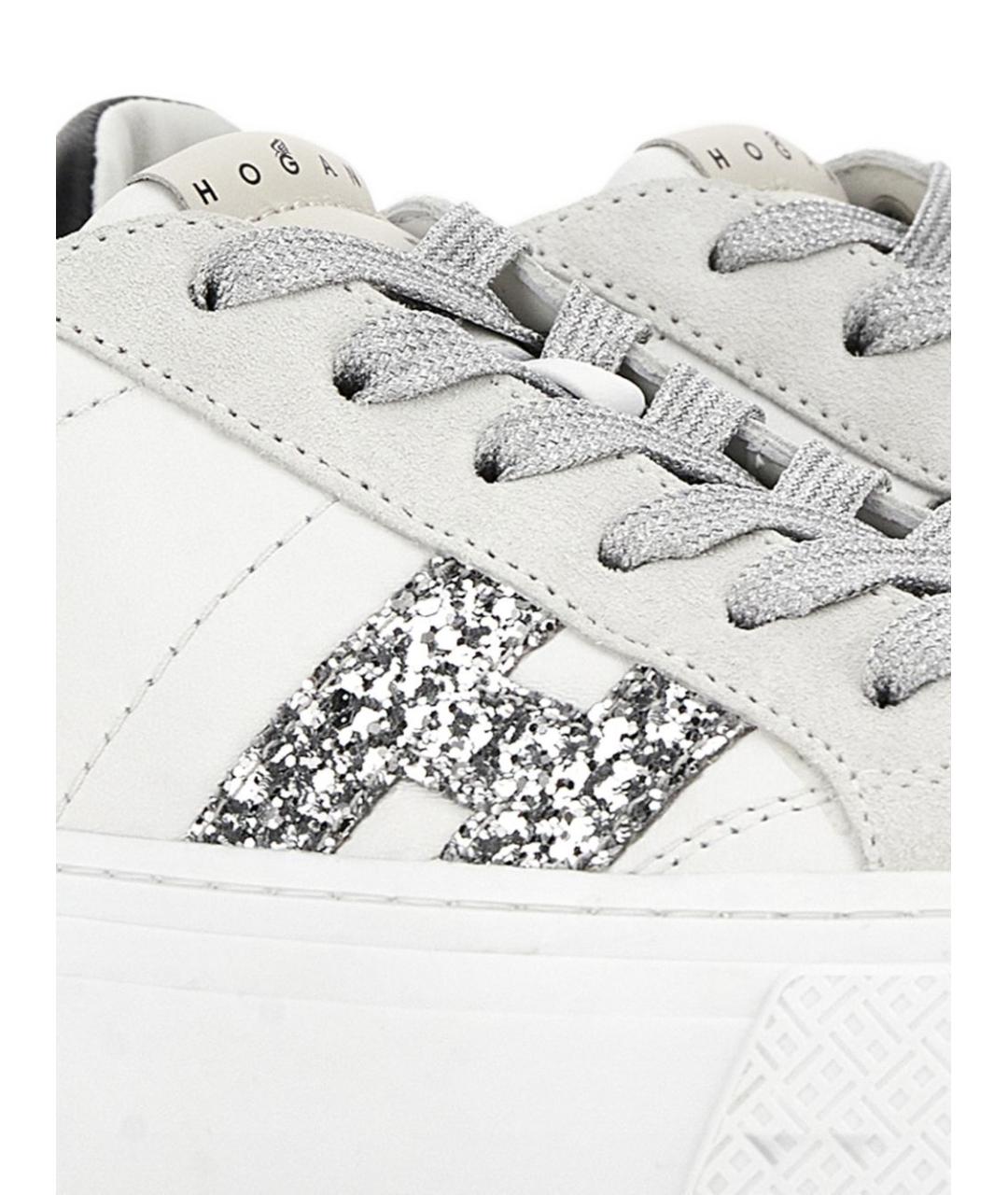 HOGAN Белые кожаные кеды, фото 5