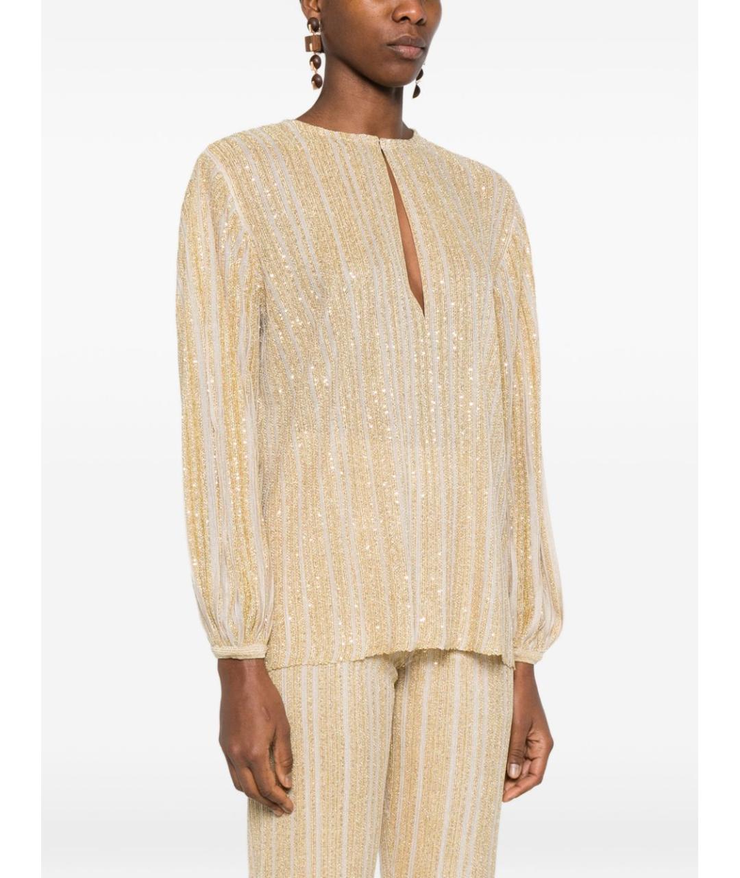 MISSONI Золотая вискозная рубашка, фото 2