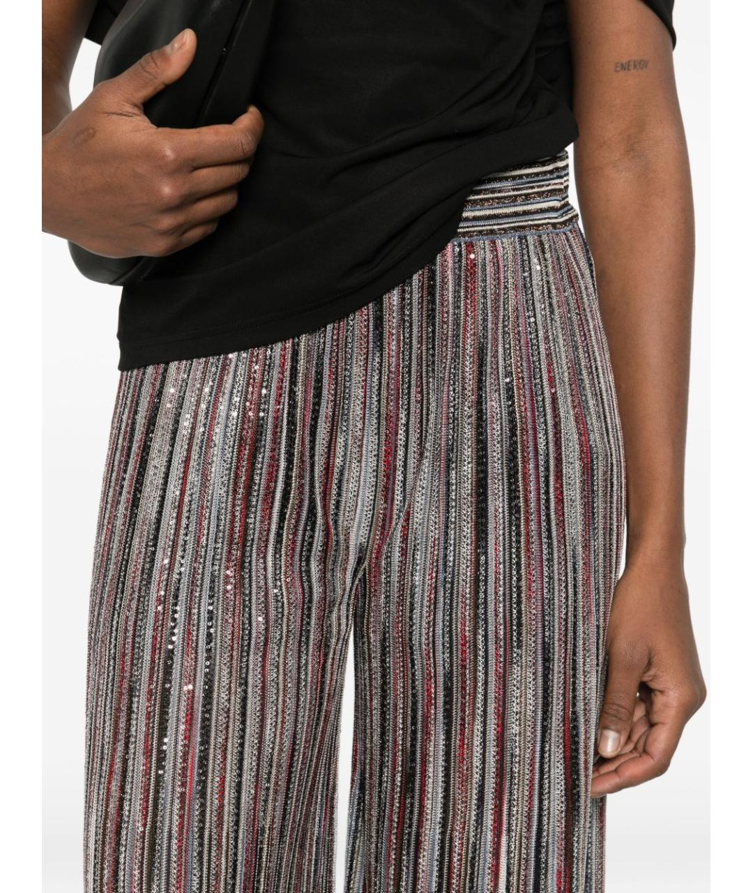 MISSONI Мульти вискозные брюки широкие, фото 4