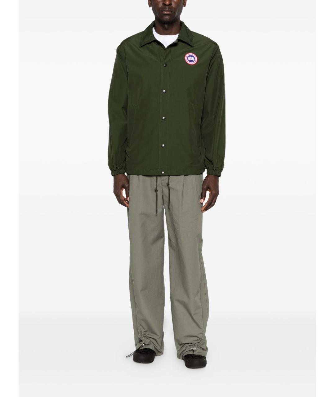 CANADA GOOSE Хаки хлопковая куртка, фото 2