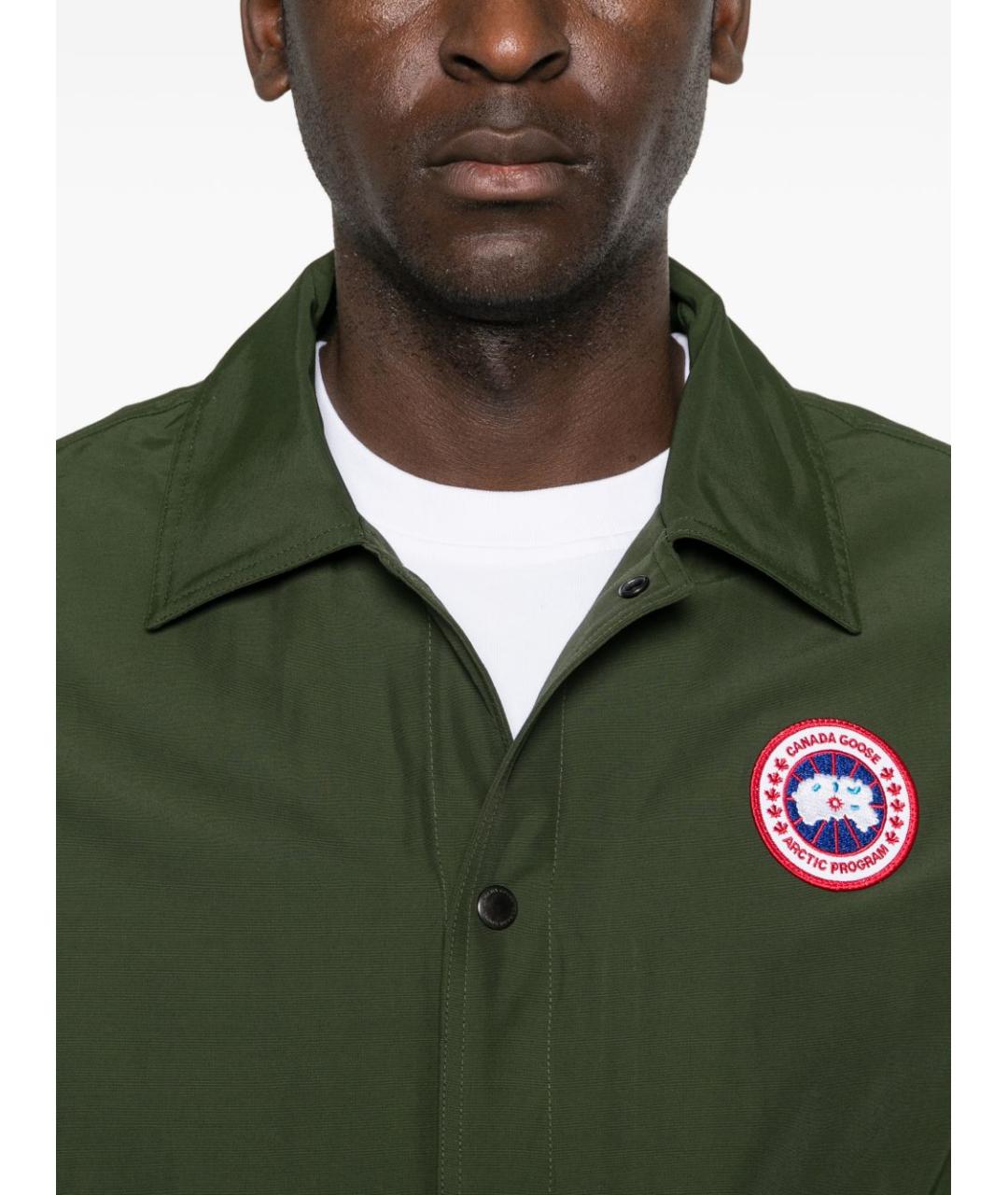 CANADA GOOSE Хаки хлопковая куртка, фото 5