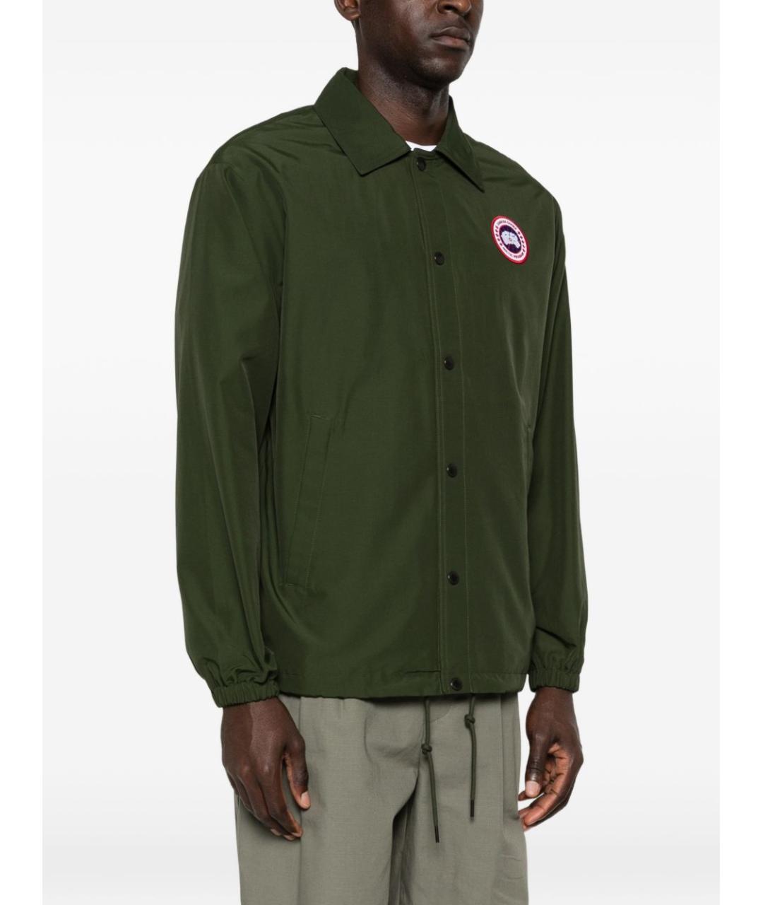 CANADA GOOSE Хаки хлопковая куртка, фото 4