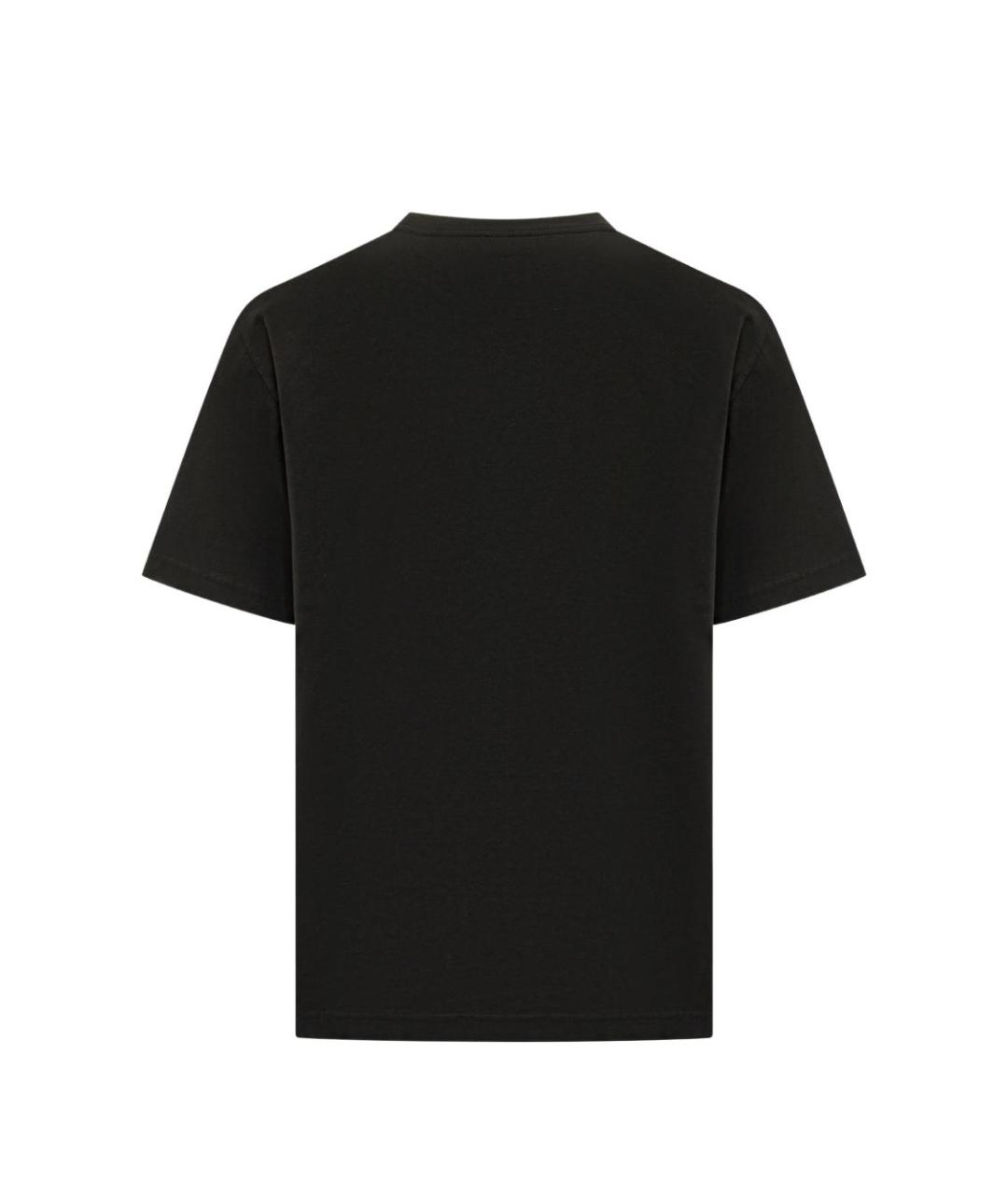 KENZO Черная хлопковая футболка, фото 2