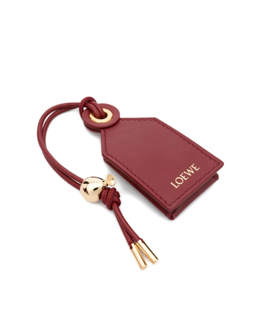 LOEWE Красная кожаная сумка через плечо, фото 3