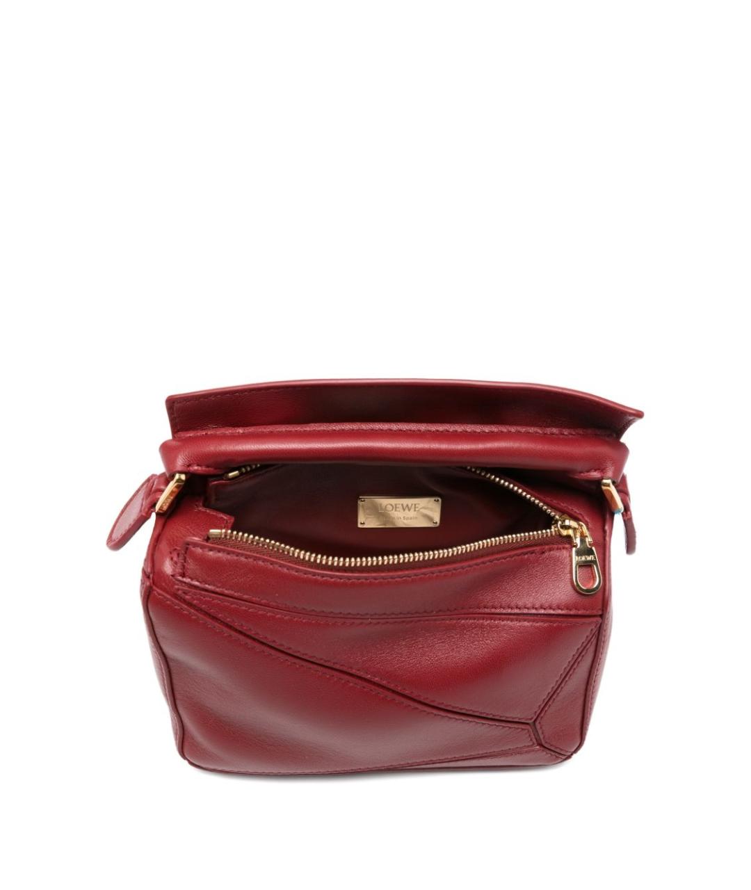 LOEWE Красная кожаная сумка через плечо, фото 2