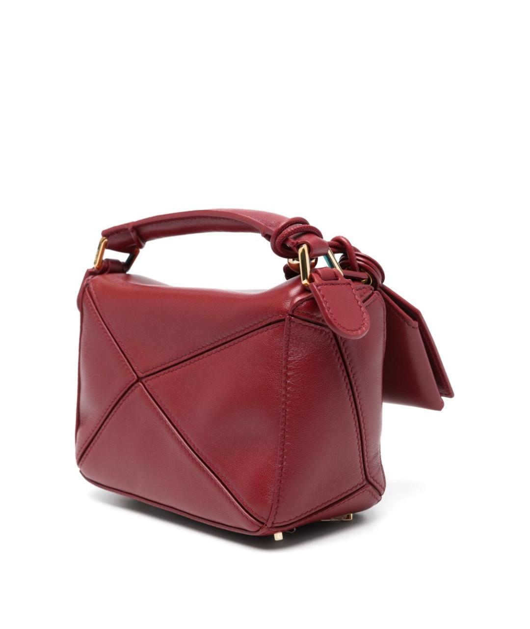 LOEWE Красная кожаная сумка через плечо, фото 5