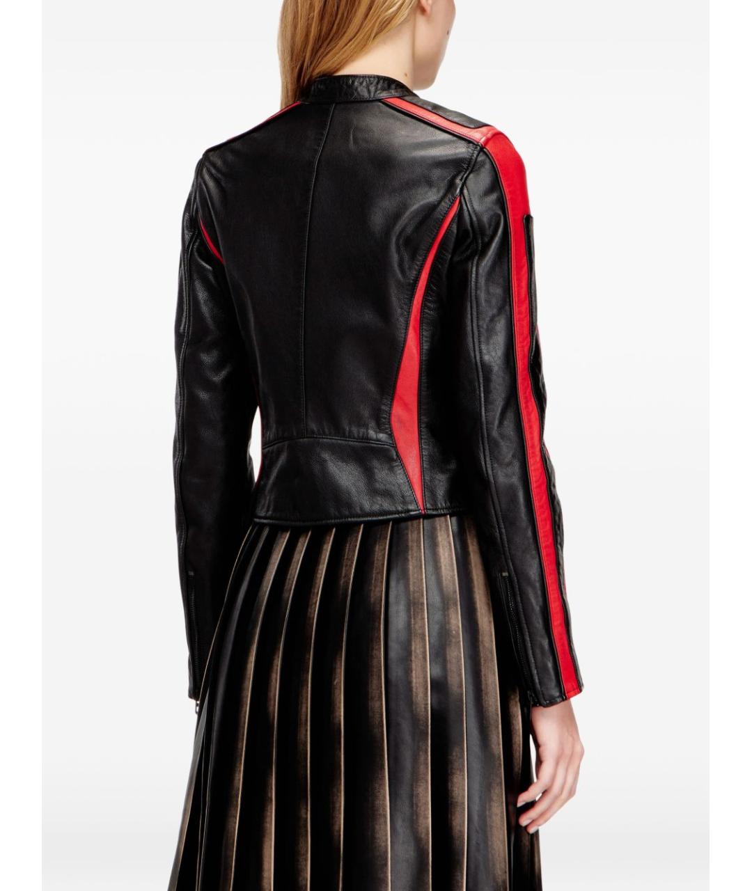 DIESEL Черная кожаная куртка, фото 3